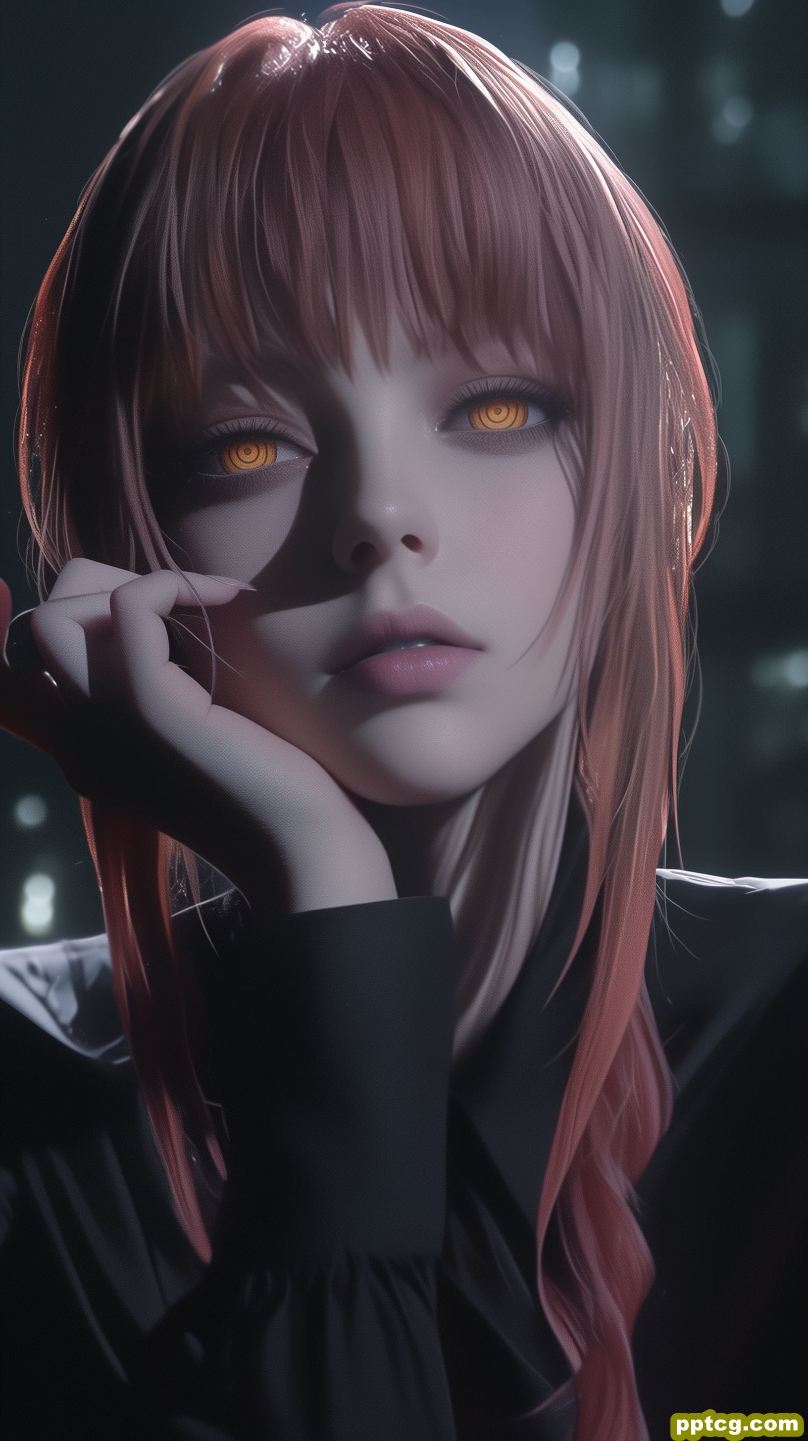 电锯人 玛奇玛 ai绘画 壁纸分享