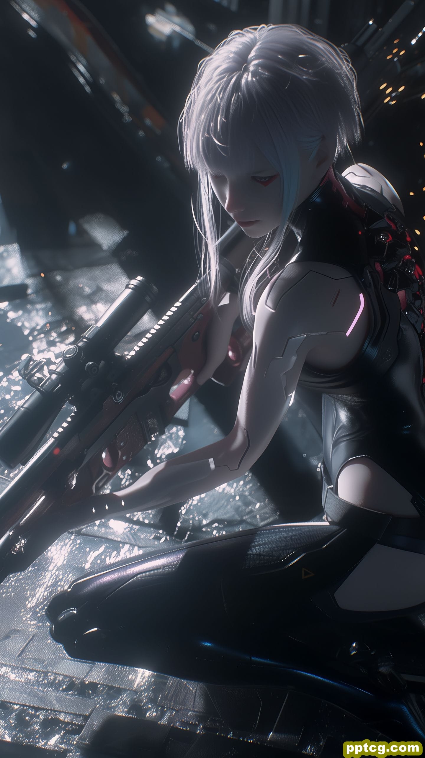 赛博朋克边缘行者 露西 ai绘画 壁纸分享