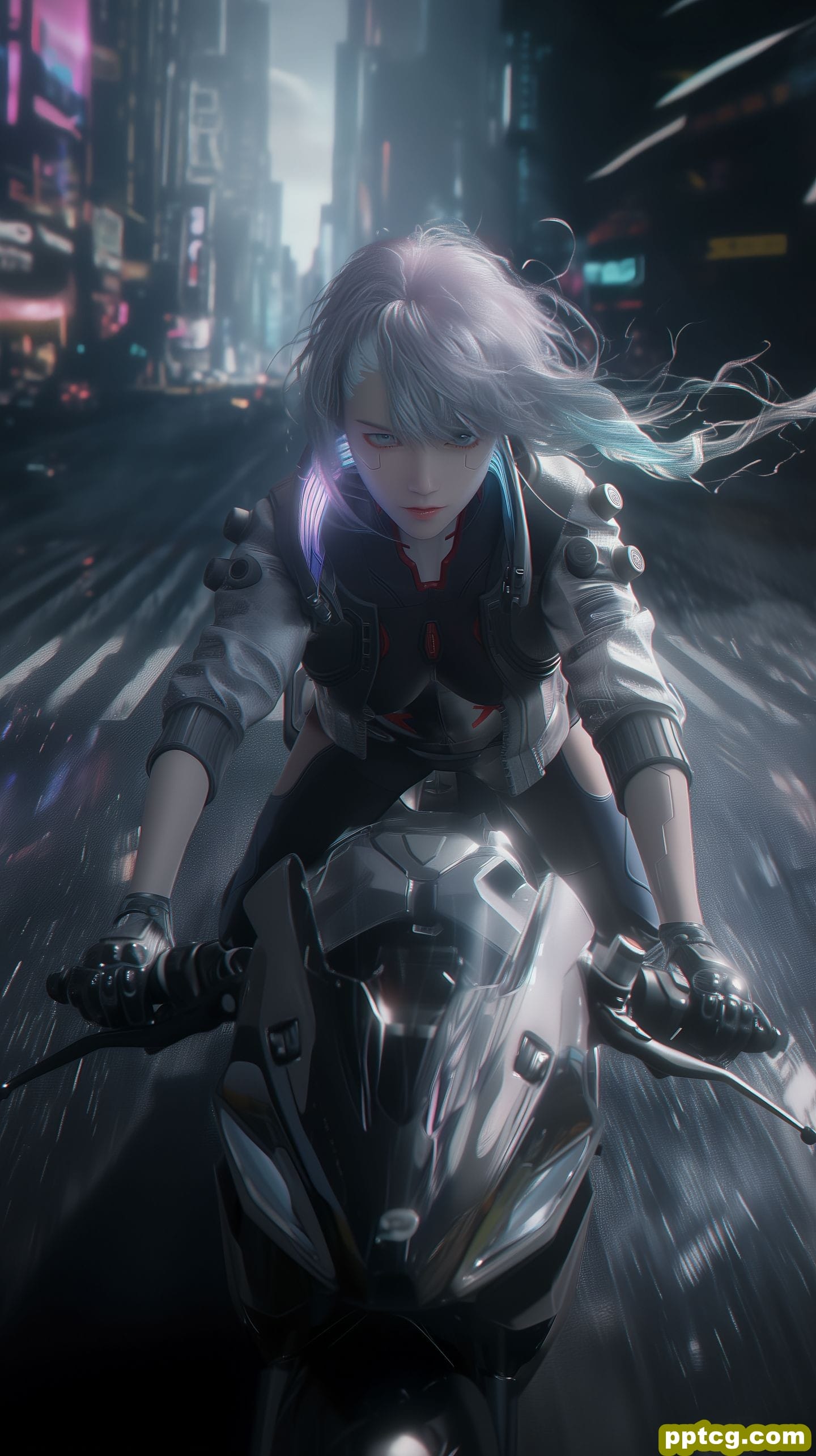 赛博朋克边缘行者 露西 ai绘画 壁纸分享