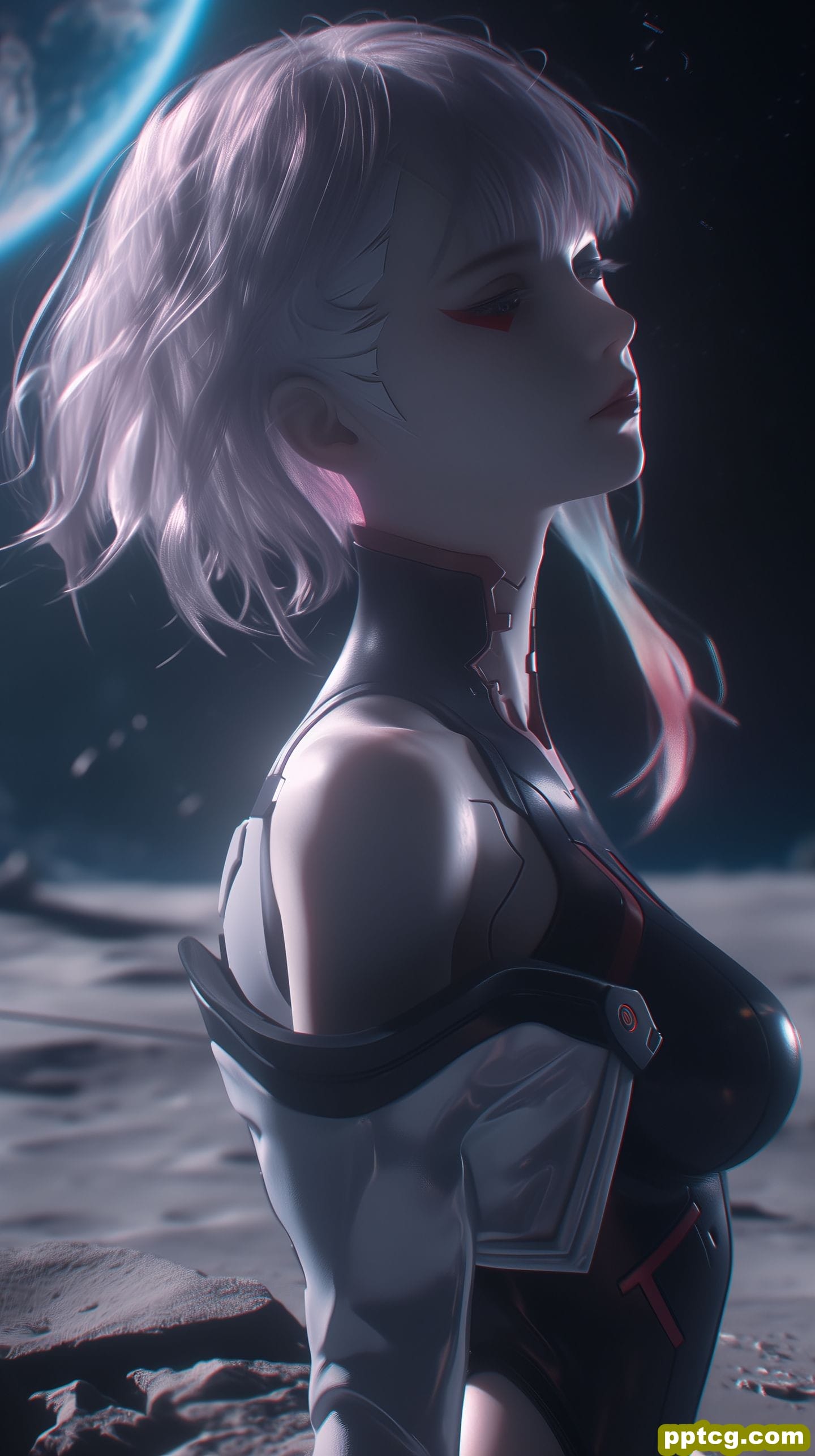 赛博朋克边缘行者 露西 ai绘画 壁纸分享