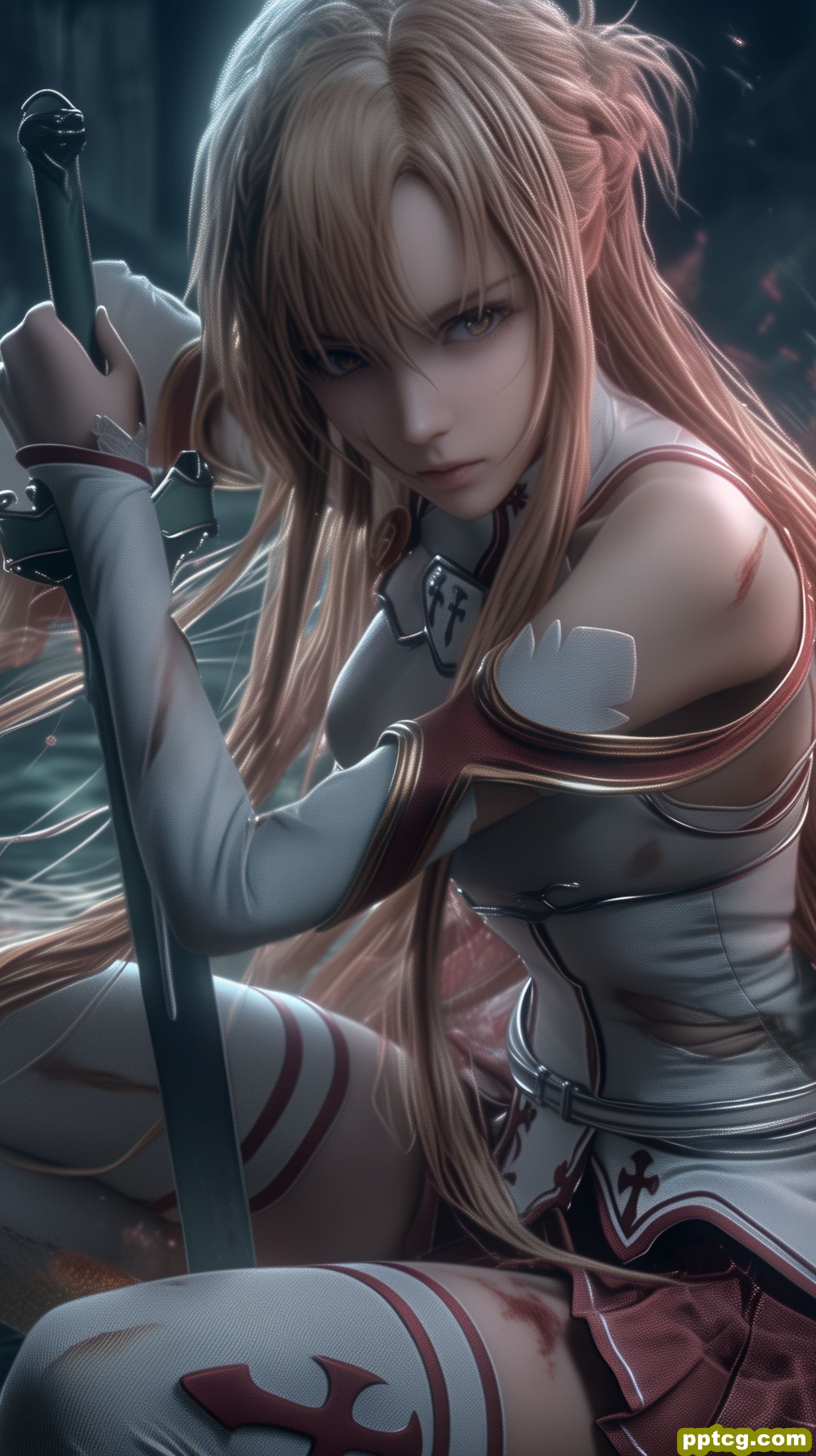 刀剑神域 ai绘画 壁纸分享 亚丝娜