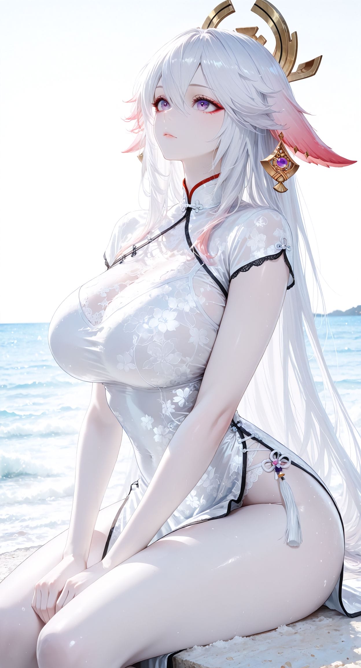 八重神子 二次元游戏美女壁纸 原神 御姐 冷白皮 狐狸-皮皮兔动漫