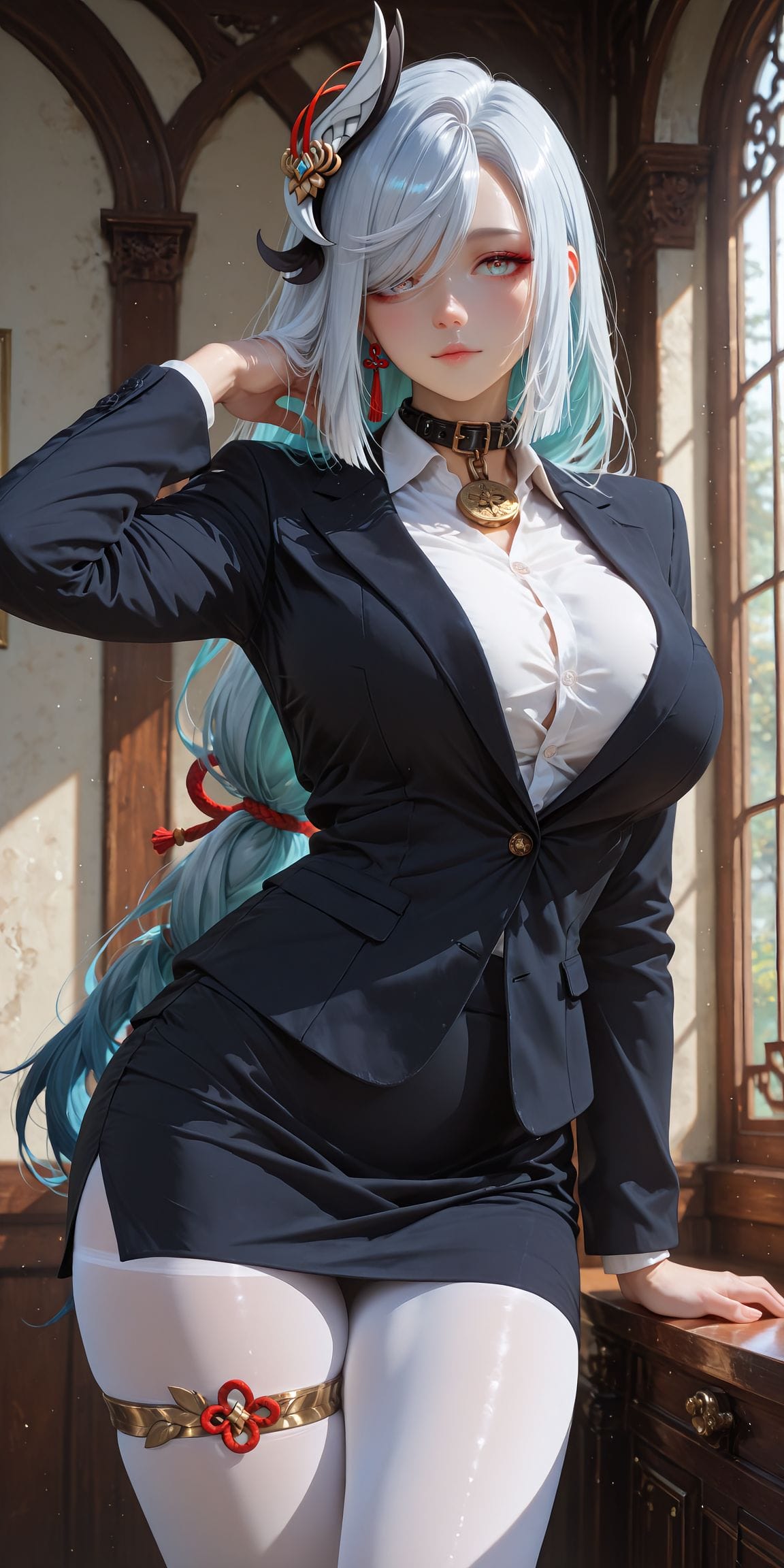 申鹤 二次元 漫画身材美女 原神-皮皮兔动漫