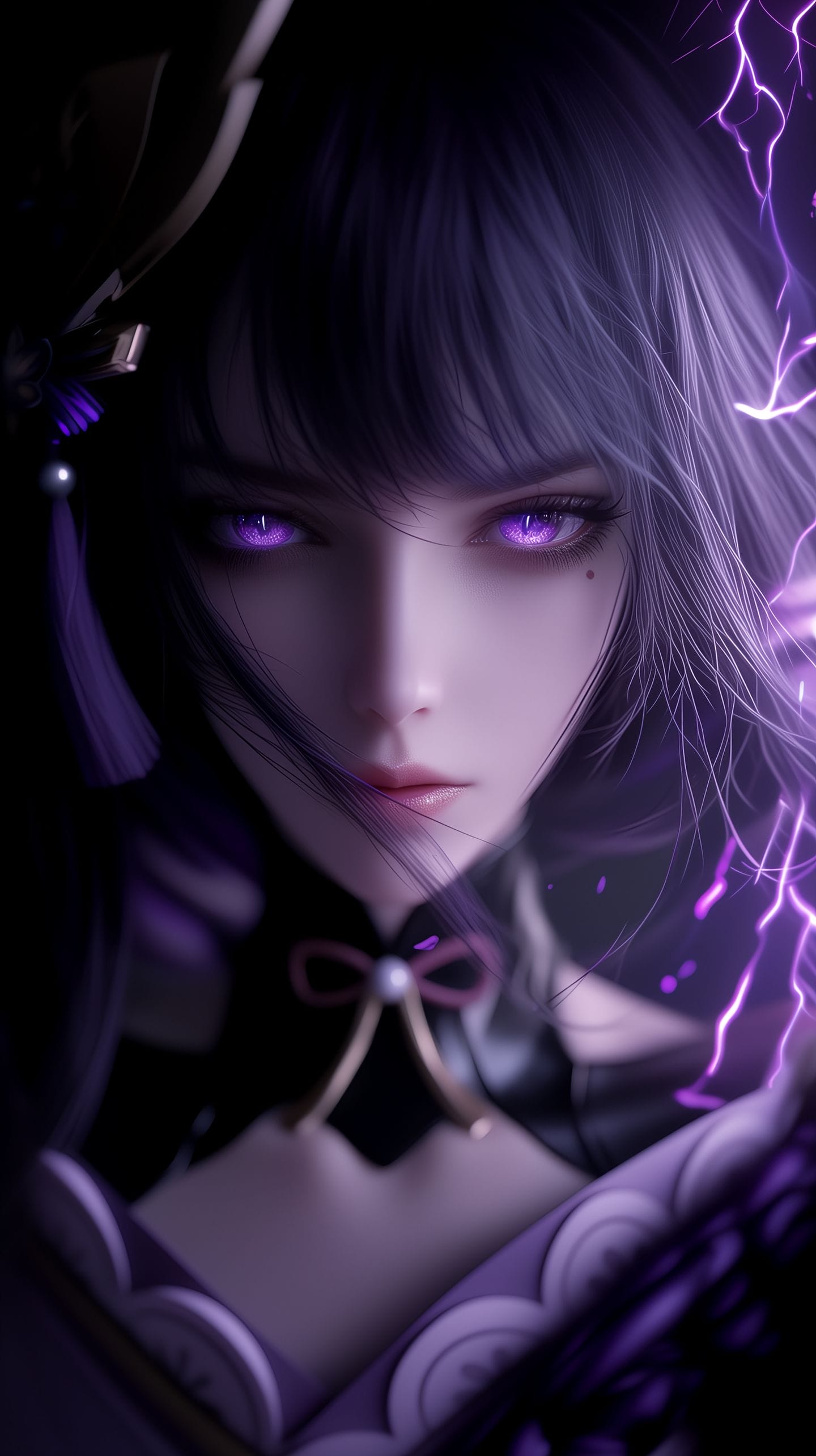 AI绘制CG风格原神角色 米哈游 超高清壁纸 雷电将军 甘雨 八重神子 神里绫华