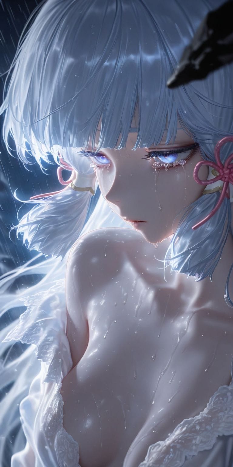 神里绫华超美壁纸 二次元游戏原神 手机锁屏桌面图片分享-皮皮兔动漫