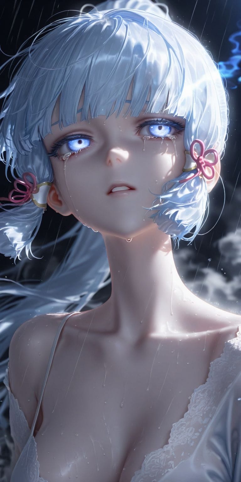 神里绫华超美壁纸 二次元游戏原神 手机锁屏桌面图片分享