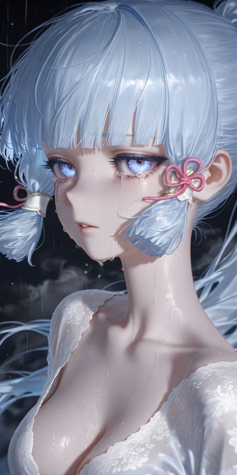 神里绫华超美壁纸 二次元游戏原神 手机锁屏桌面图片分享