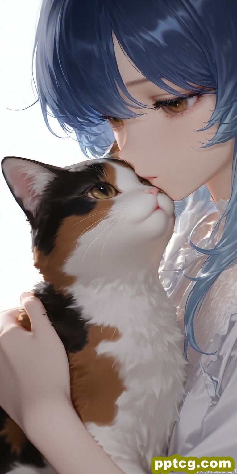 猫和少女 二次元女孩 动漫美女壁纸