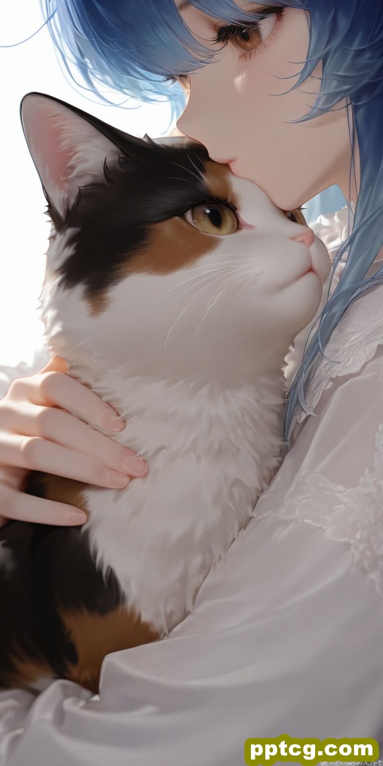 猫和少女 二次元女孩 动漫美女壁纸