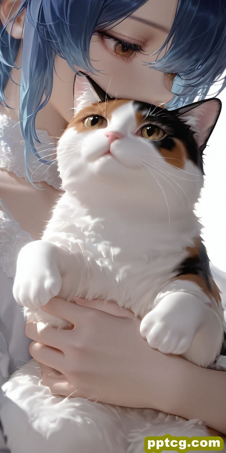 猫和少女 二次元女孩 动漫美女壁纸