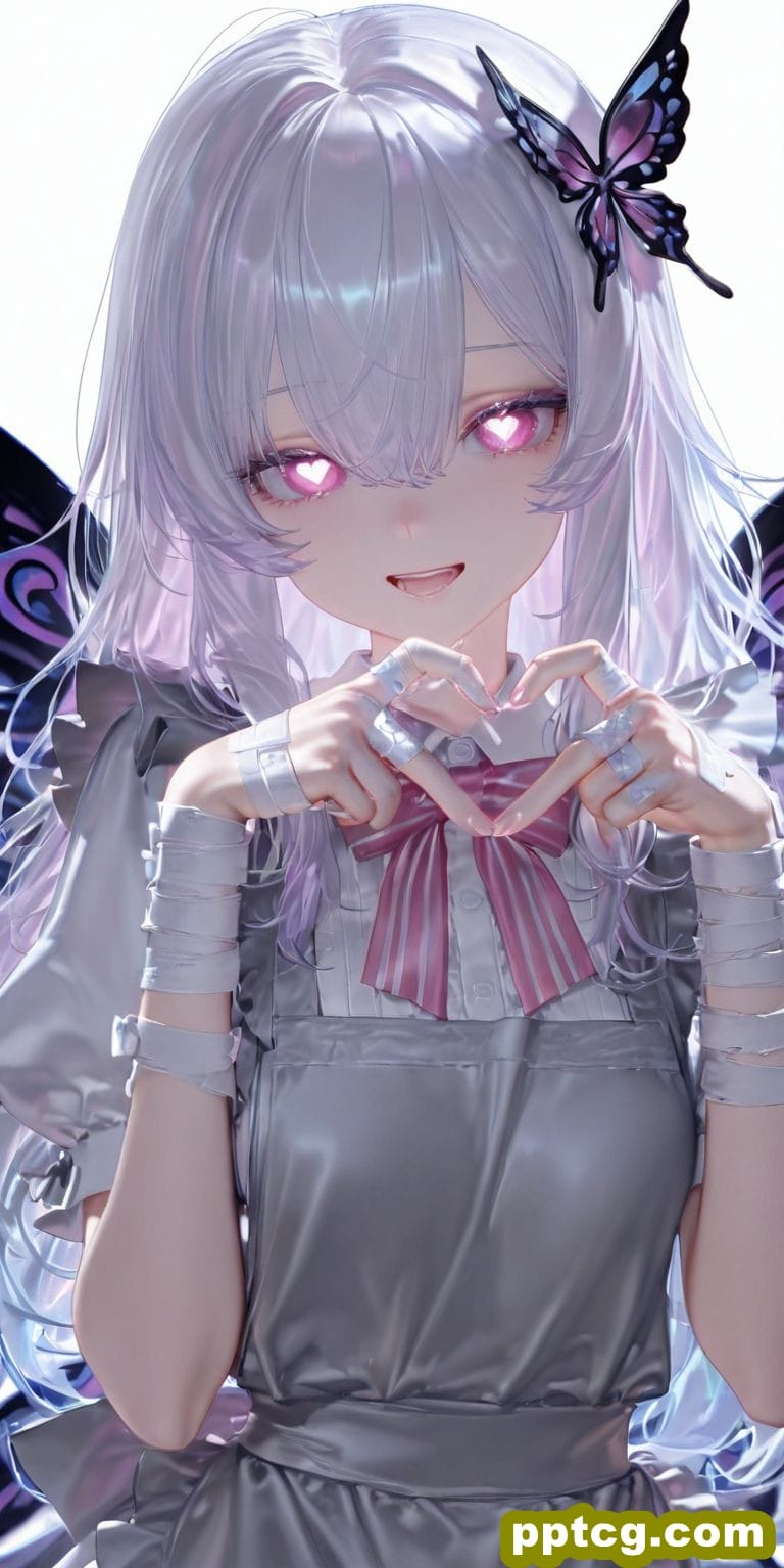 比心 二次元动漫壁纸 二次元少女