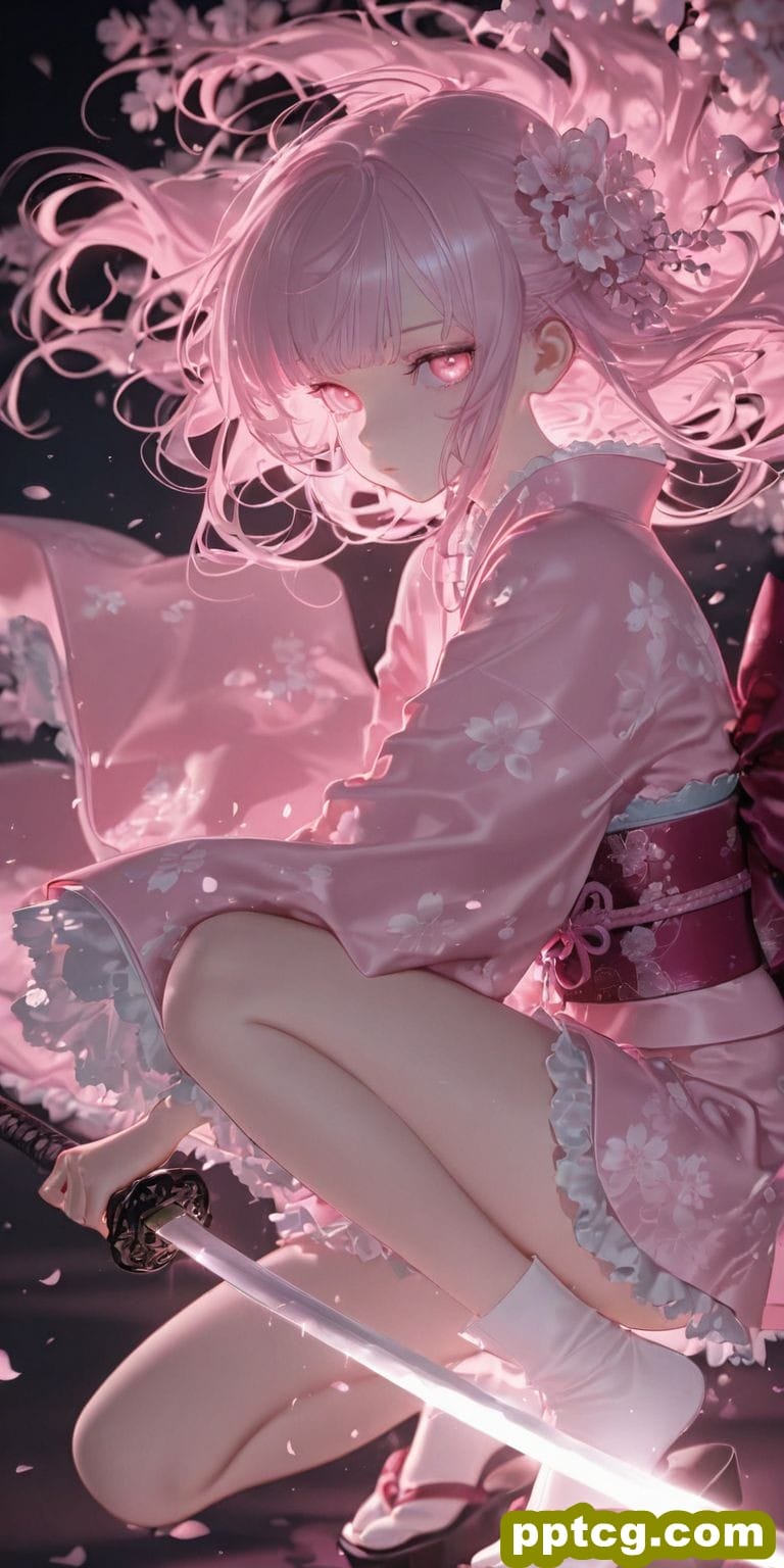 太刀 女孩 二次元 ai绘画 壁纸图片