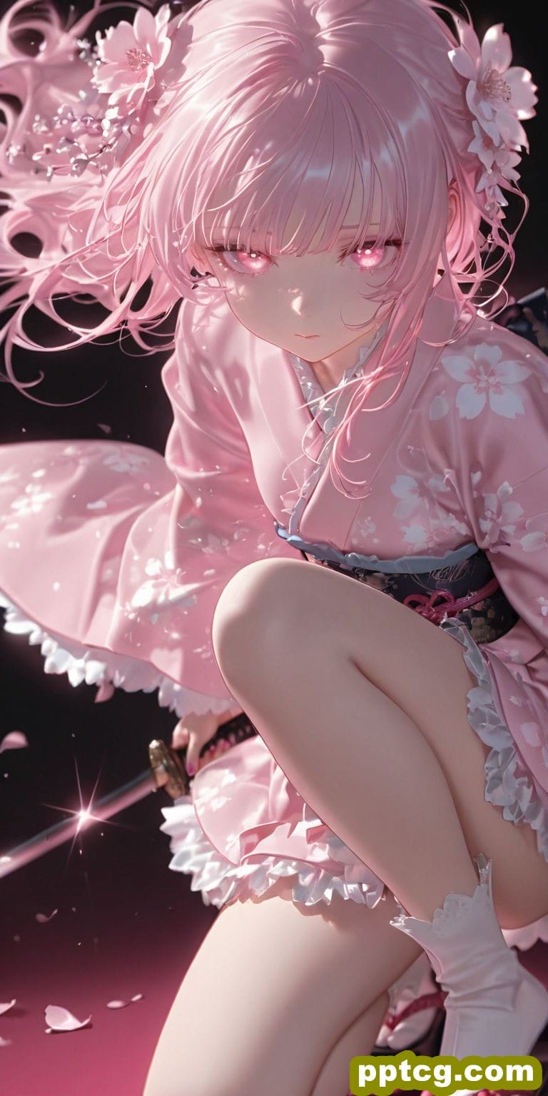 太刀 女孩 二次元 ai绘画 壁纸图片