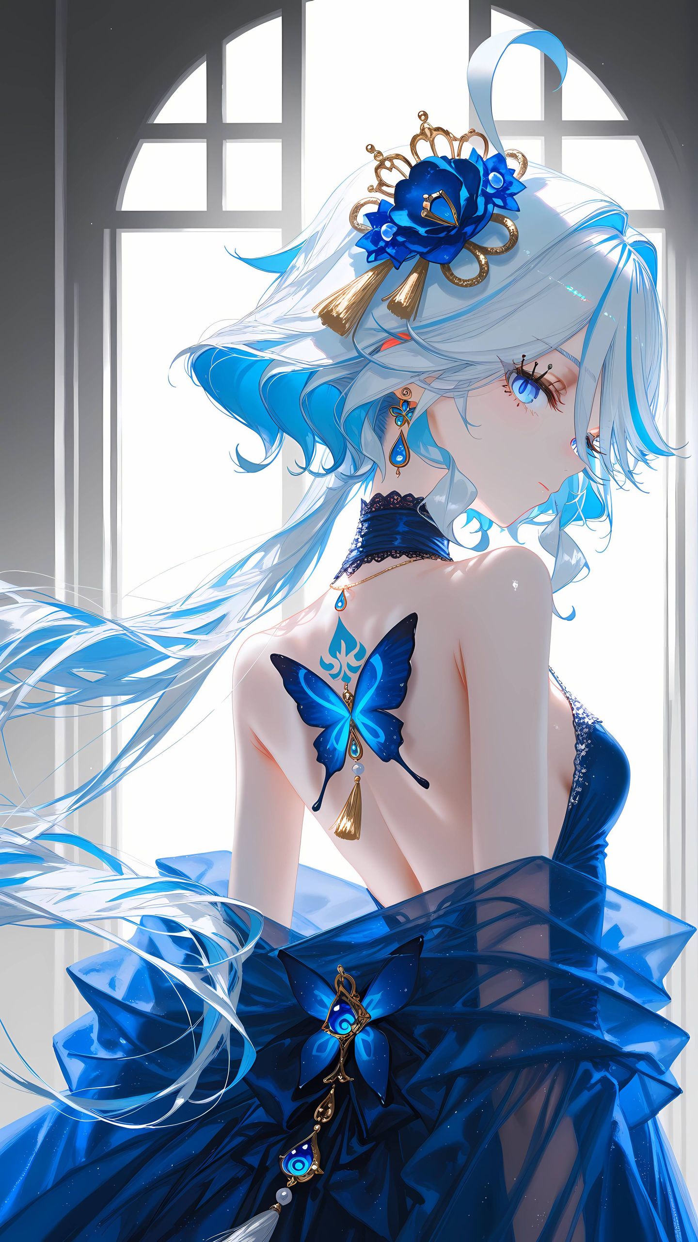 原神壁纸 快来看看有没有你喜欢的高清壁纸 二次元游戏角色 露背