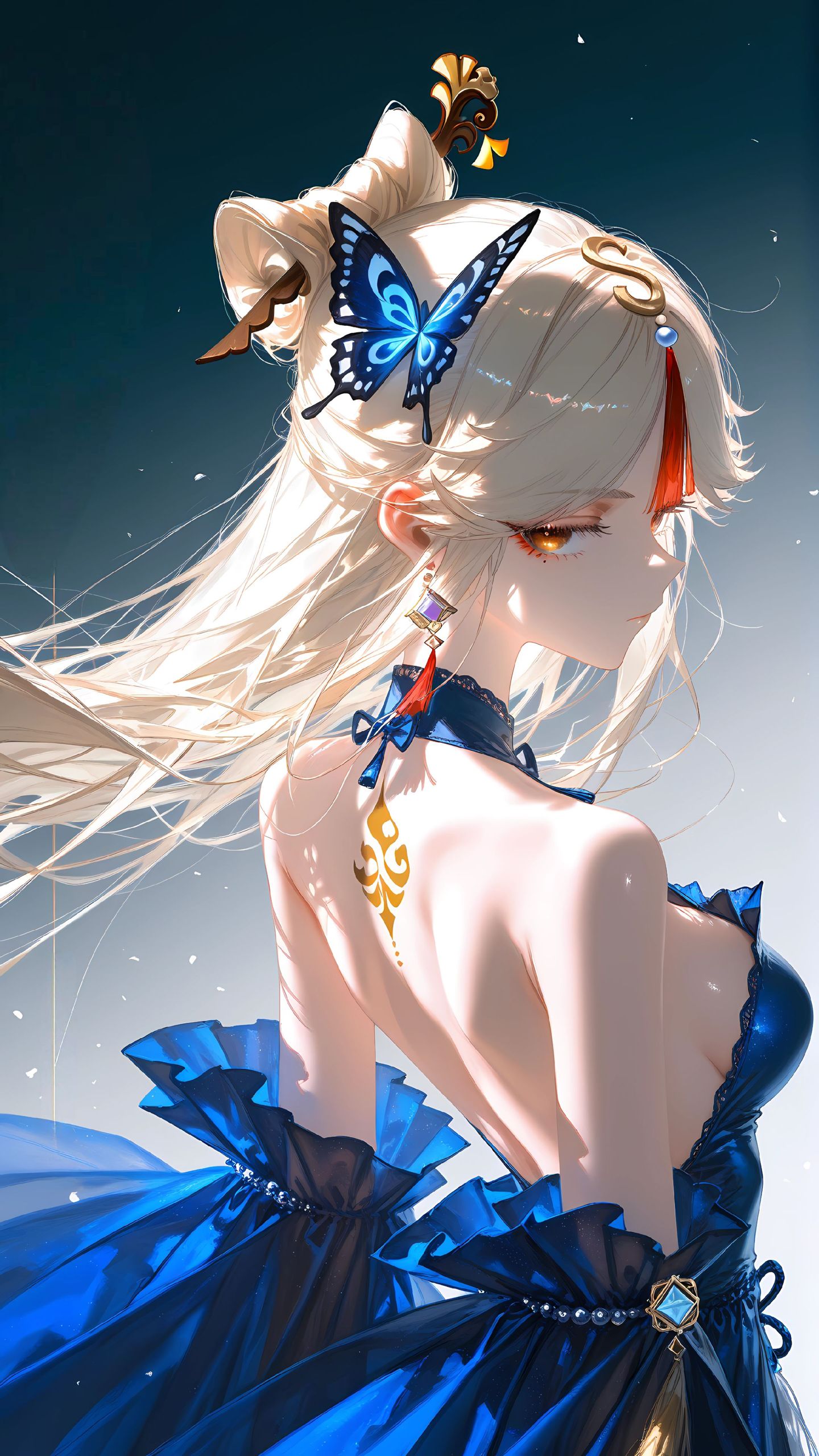 原神壁纸 快来看看有没有你喜欢的高清壁纸 二次元游戏角色 露背