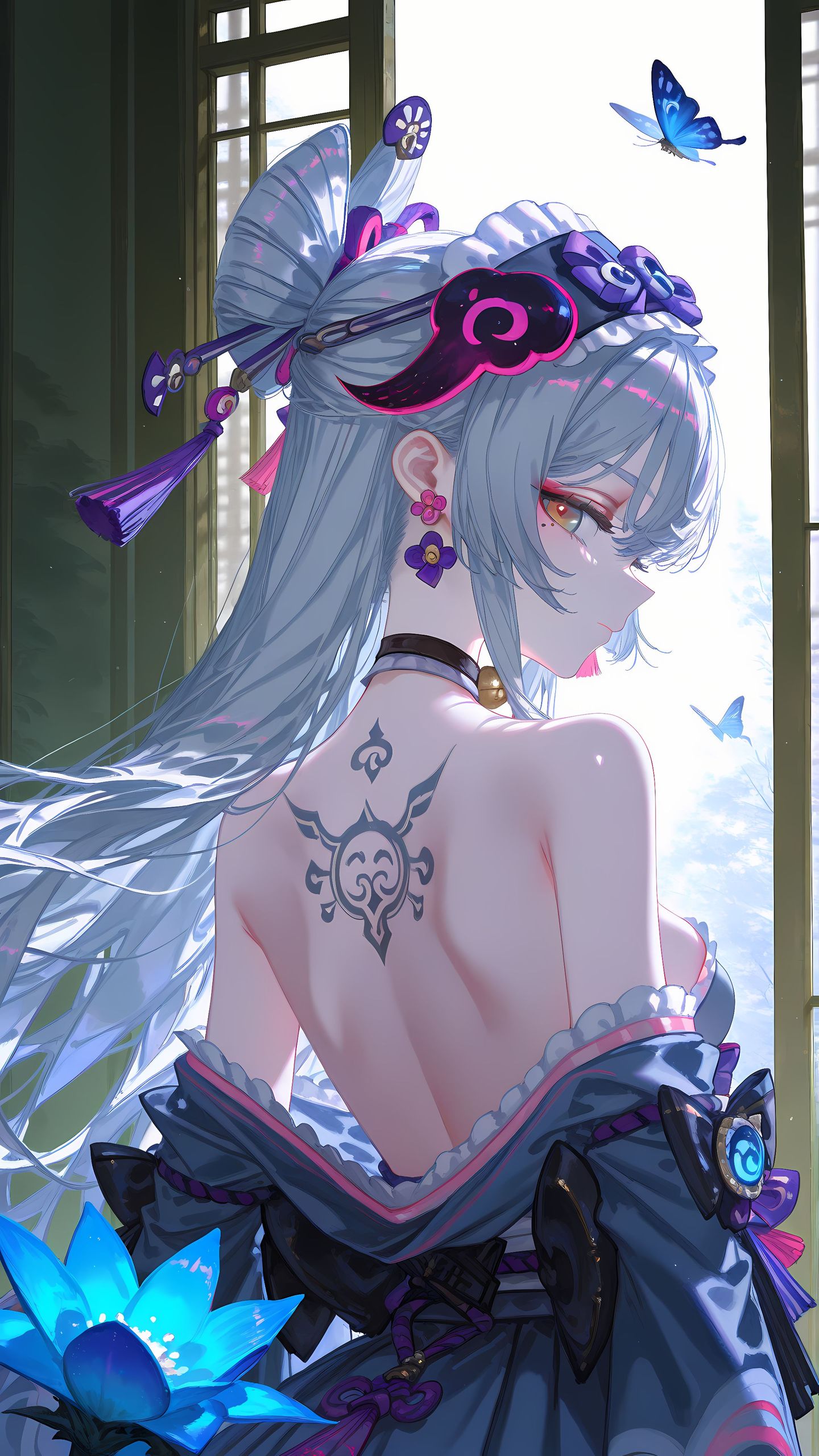 原神壁纸 快来看看有没有你喜欢的高清壁纸 二次元游戏角色 露背