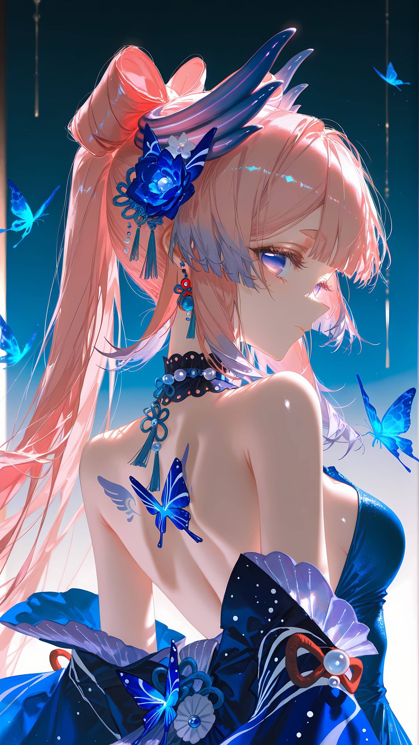 原神壁纸 快来看看有没有你喜欢的高清壁纸 二次元游戏角色 露背