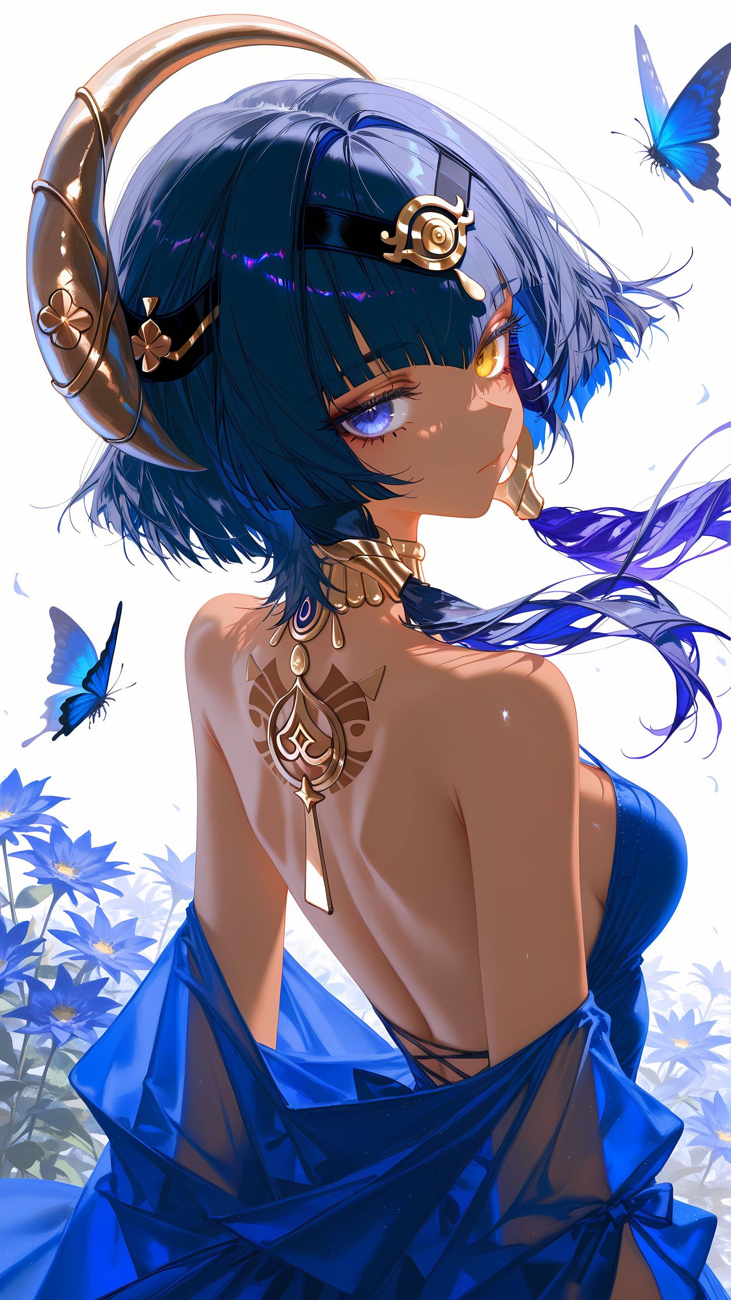 原神壁纸 快来看看有没有你喜欢的高清壁纸 二次元游戏角色 露背