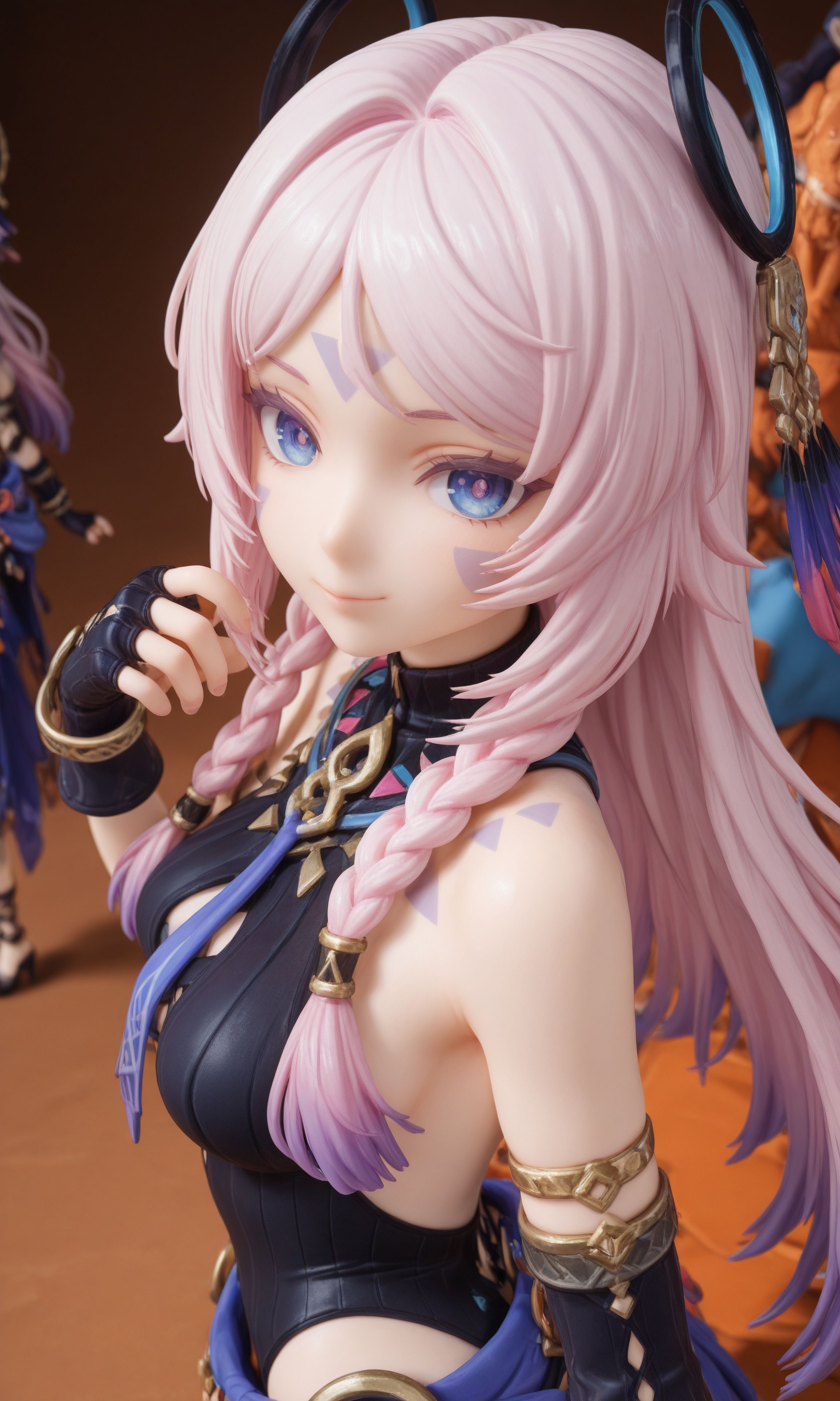 AI游戏角色手办 茜特菈莉 原神 长离 鸣潮 高清壁纸图片