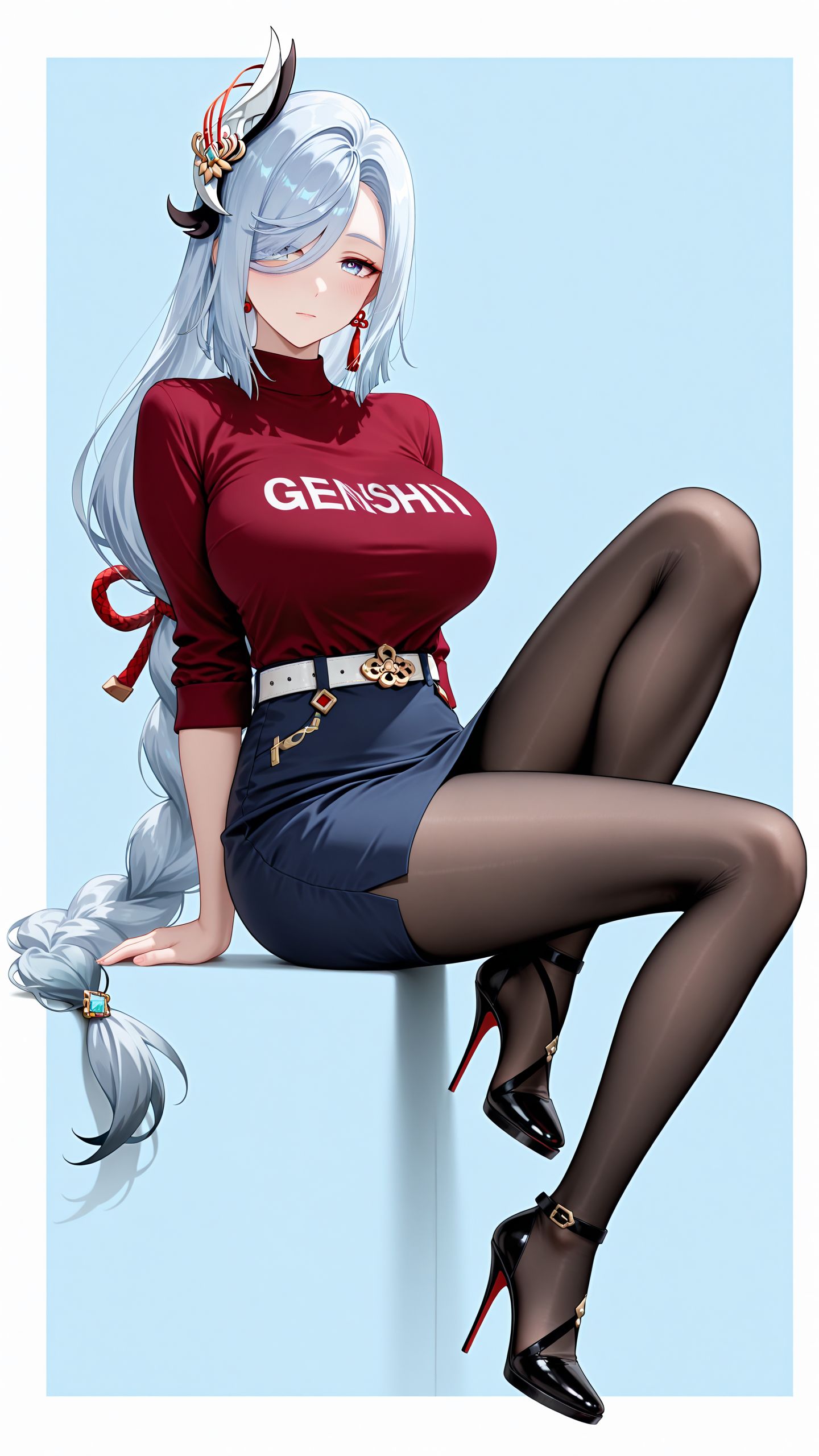 原神二次元游戏角色 申鹤壁纸 穿搭