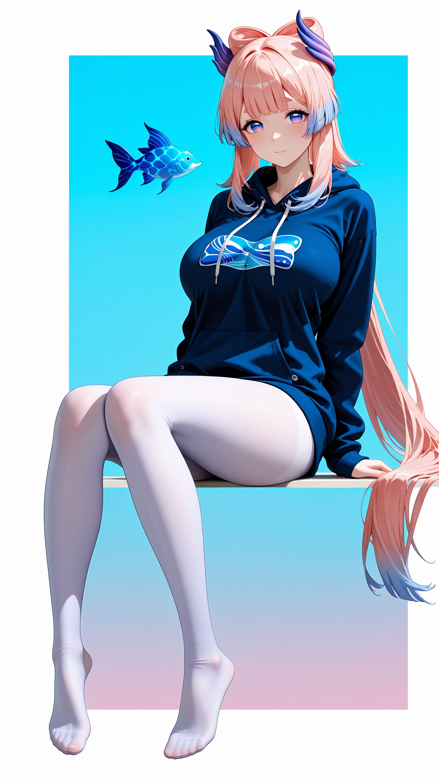 珊瑚宫心海壁纸 游戏原神 裤袜丝袜