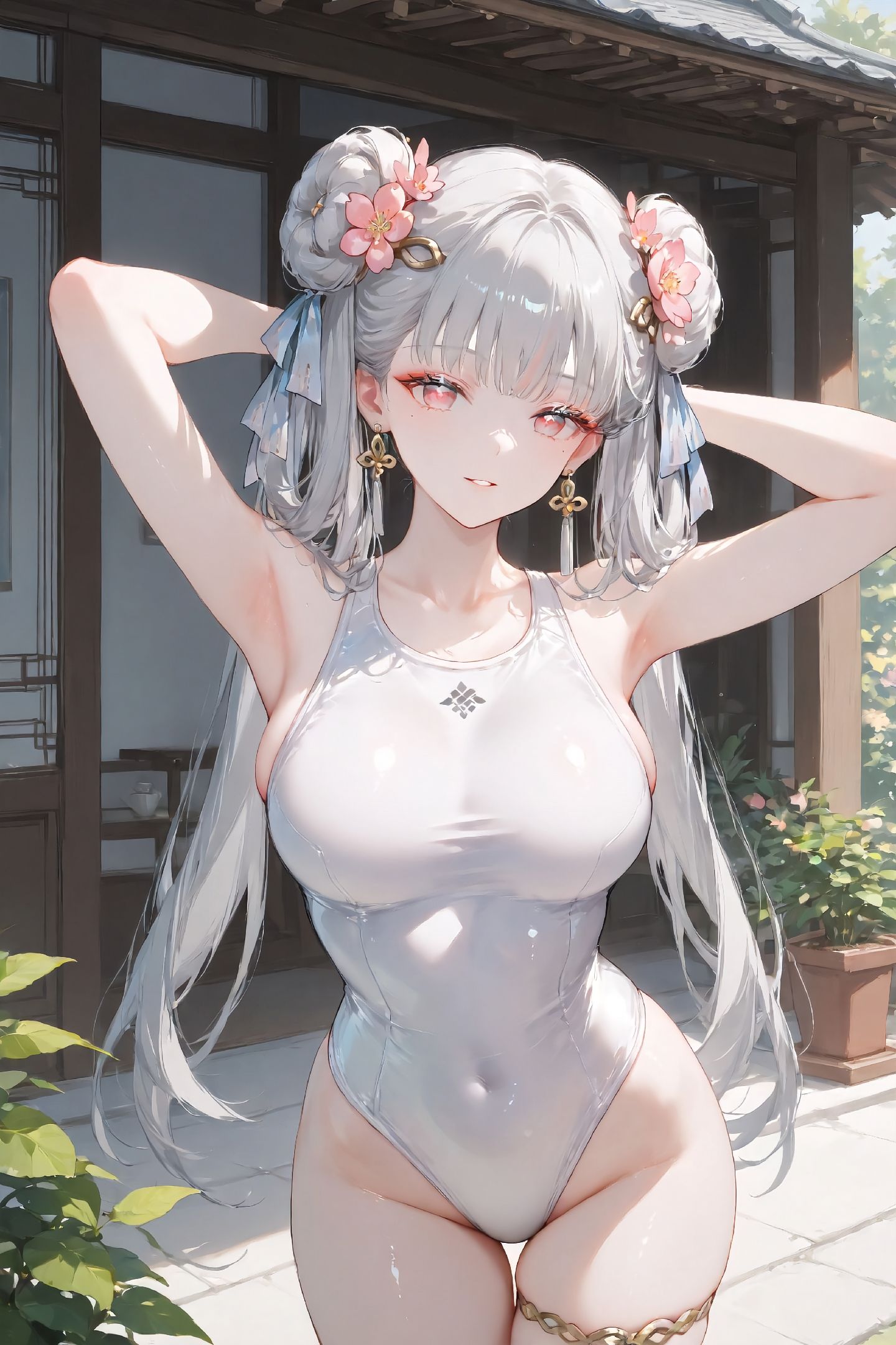 鸣潮今汐 壁纸美图 比基尼泳装大长腿 二次元游戏