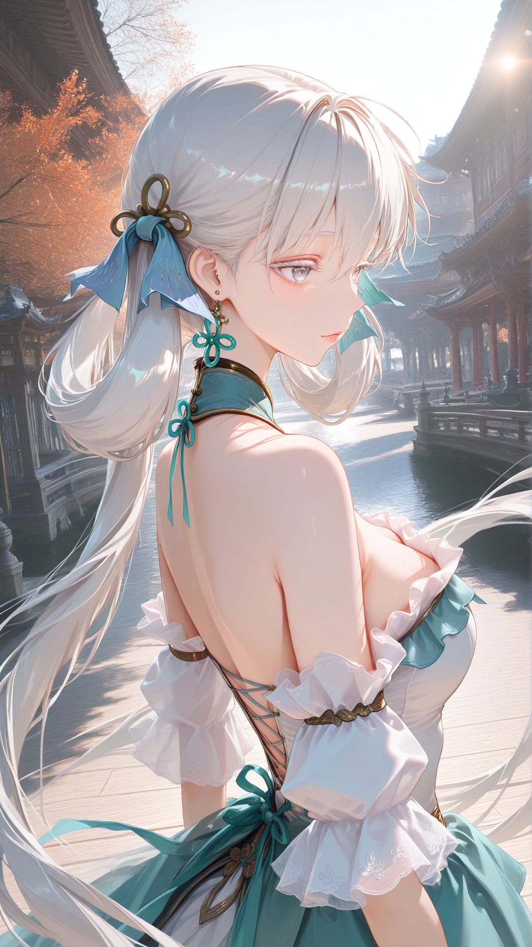 鸣潮今汐 侧脸侧颜 唯美高清壁纸-皮皮兔动漫