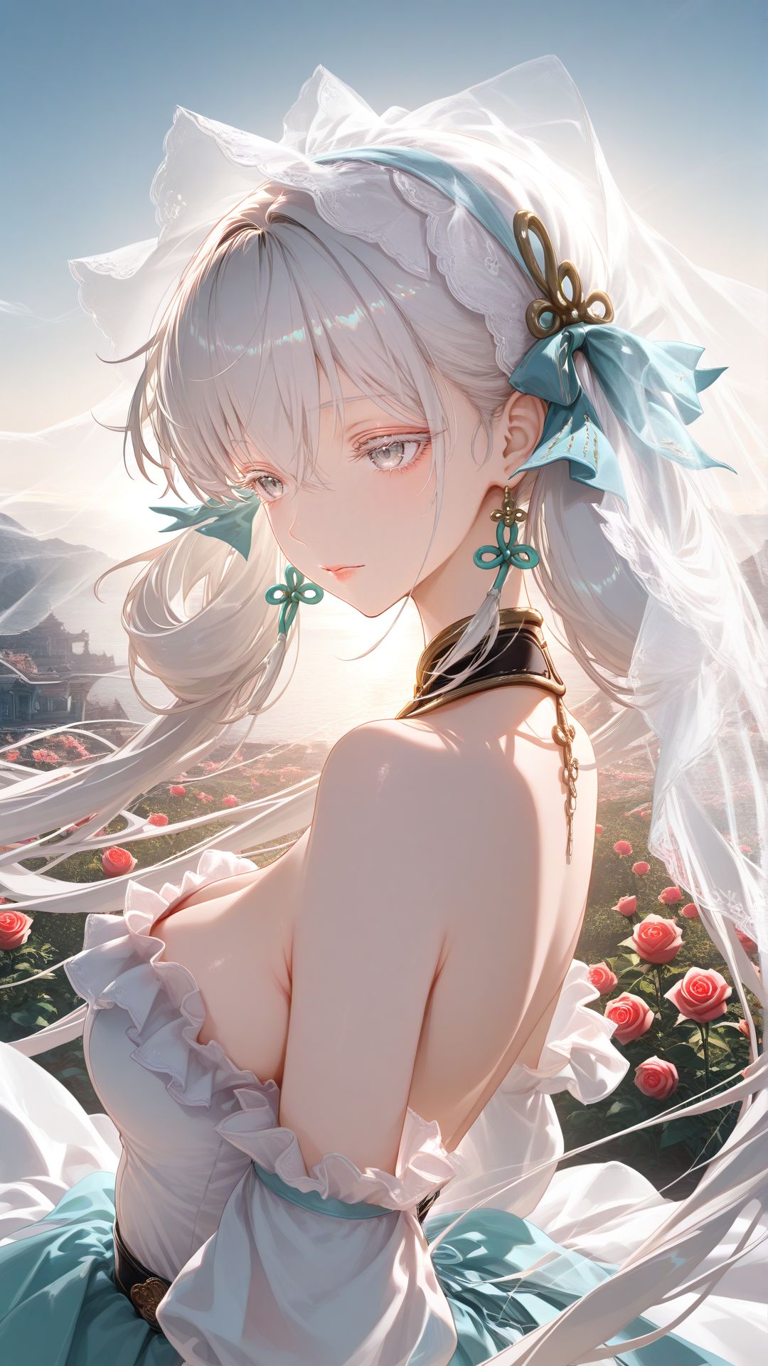 鸣潮今汐 侧脸侧颜 唯美高清壁纸