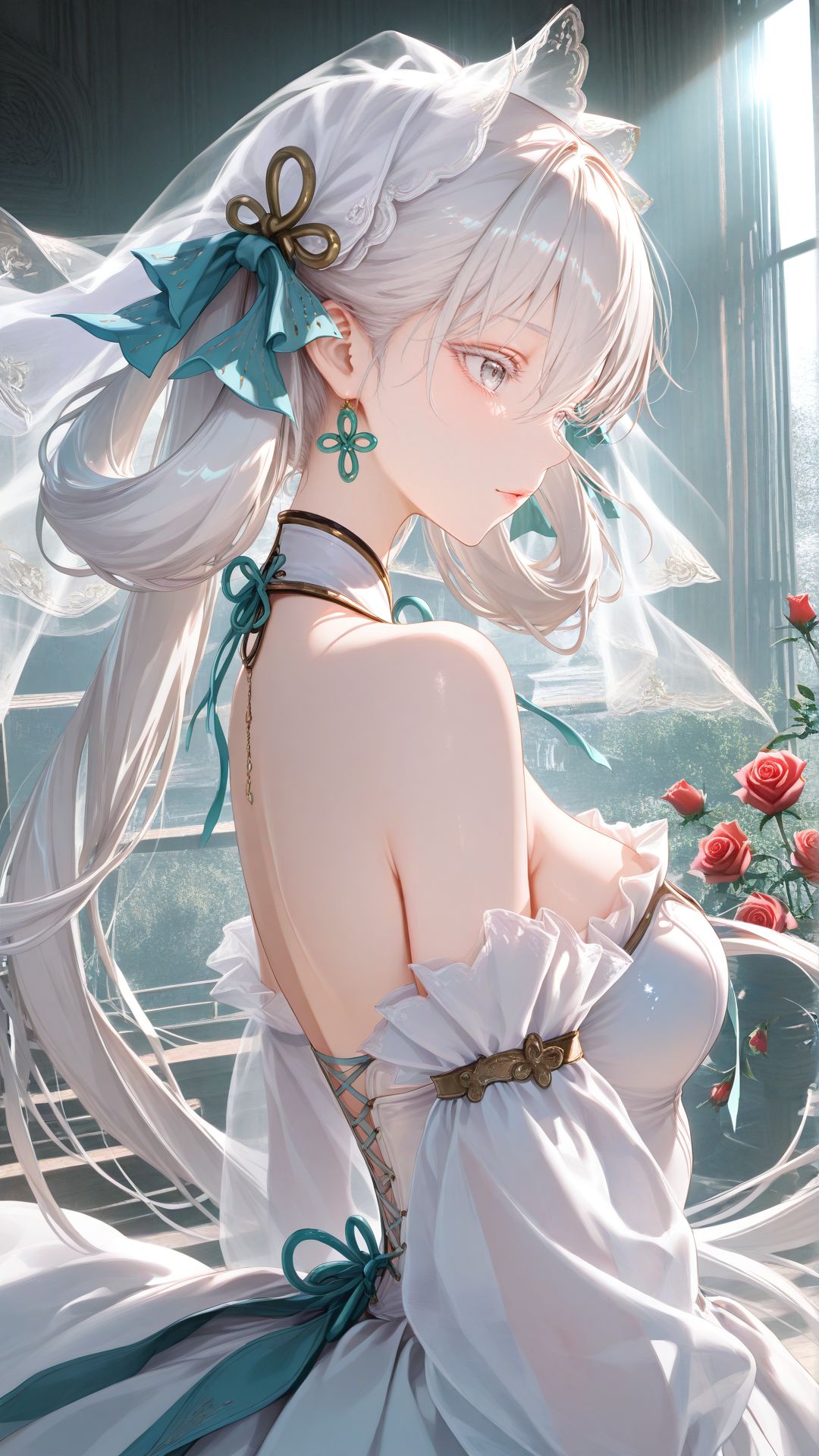 鸣潮今汐 侧脸侧颜 唯美高清壁纸