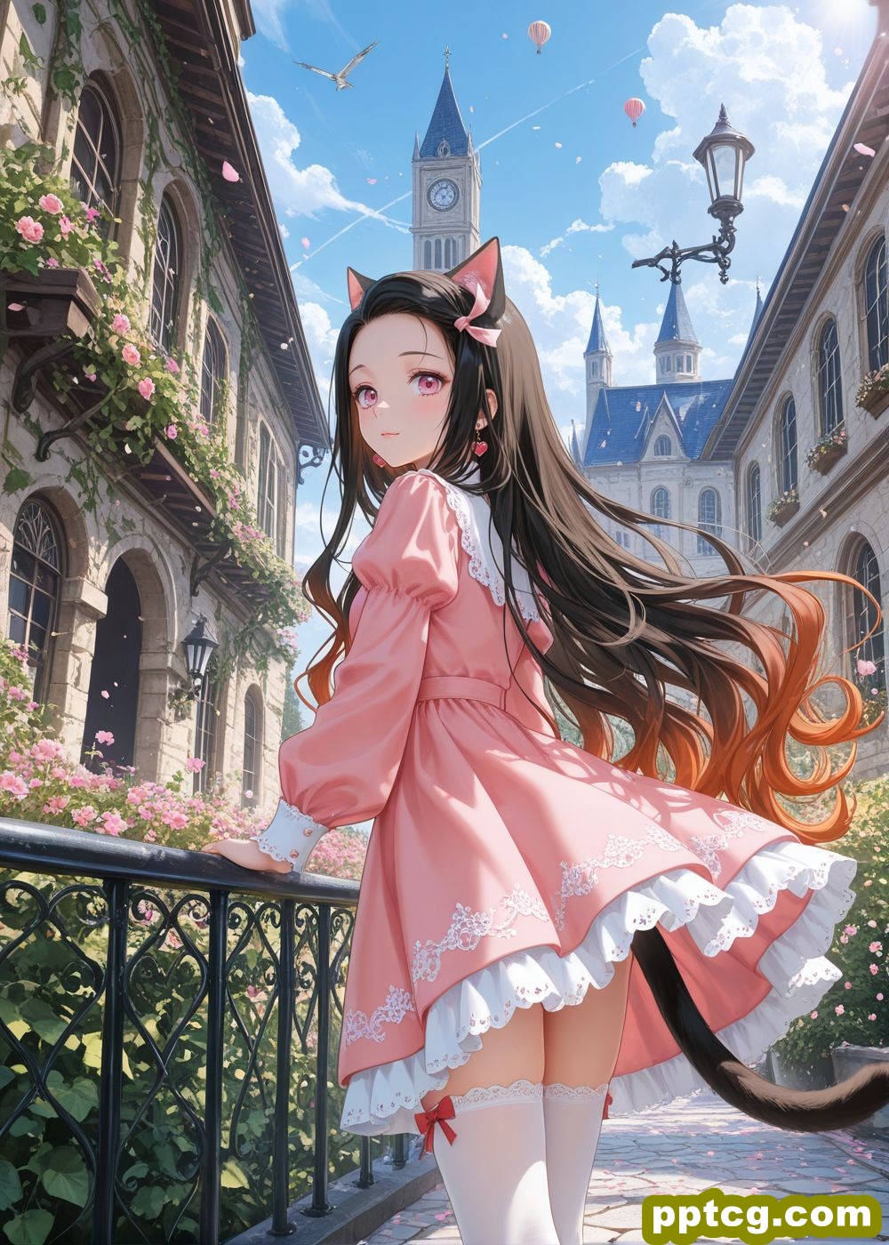 猫系 鬼灭之刃 恋雪 蝴蝶忍 甘露寺蜜璃 动漫壁纸 唯美-皮皮兔动漫