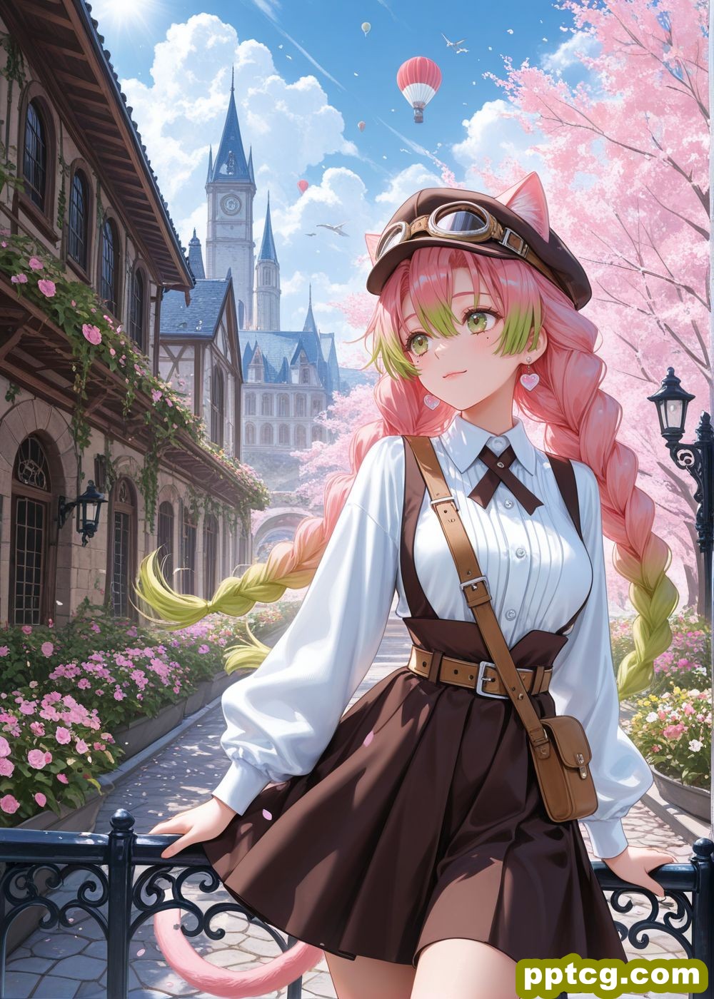 猫系 鬼灭之刃 恋雪 蝴蝶忍 甘露寺蜜璃 动漫壁纸 唯美