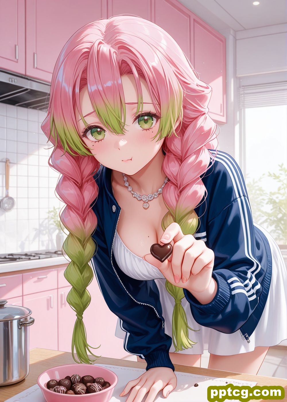 鬼灭之刃 甘露寺蜜璃 蝴蝶忍 祢豆子 动漫日漫壁纸-皮皮兔动漫