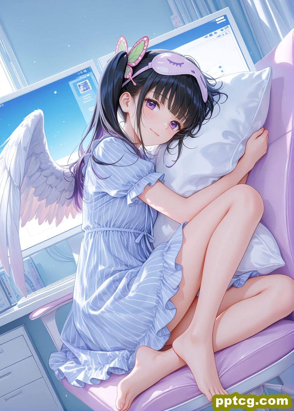 鬼灭之刃 甘露寺蜜璃 祢豆子 蝴蝶忍 动漫壁纸 睡衣抱枕