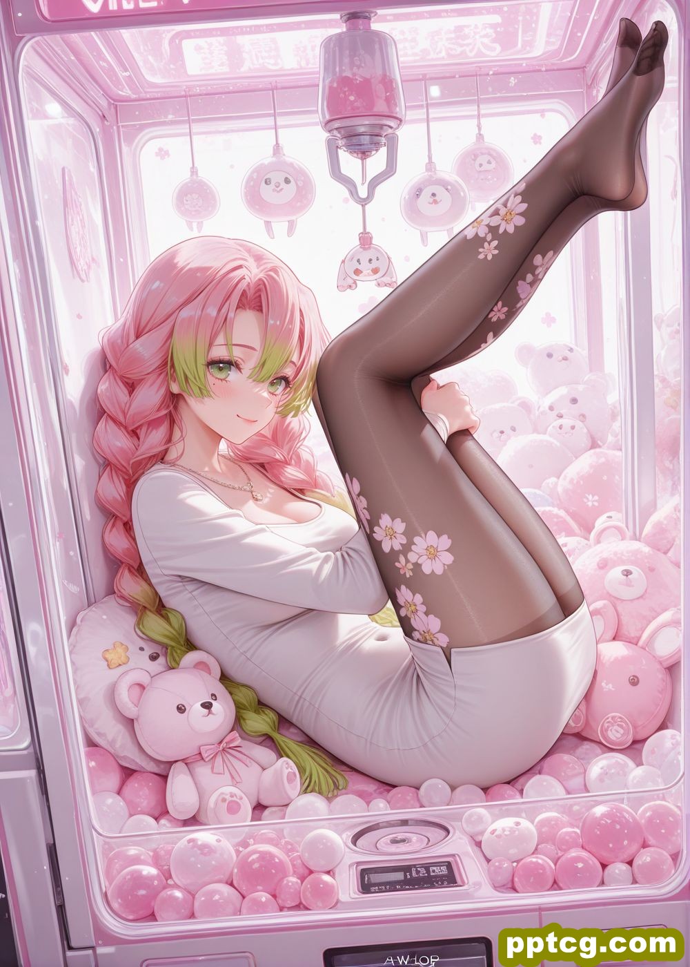 娃娃机 鬼灭之刃 甘露寺蜜璃 蝴蝶忍 祢豆子 动漫壁纸 丝袜黑丝 大长腿