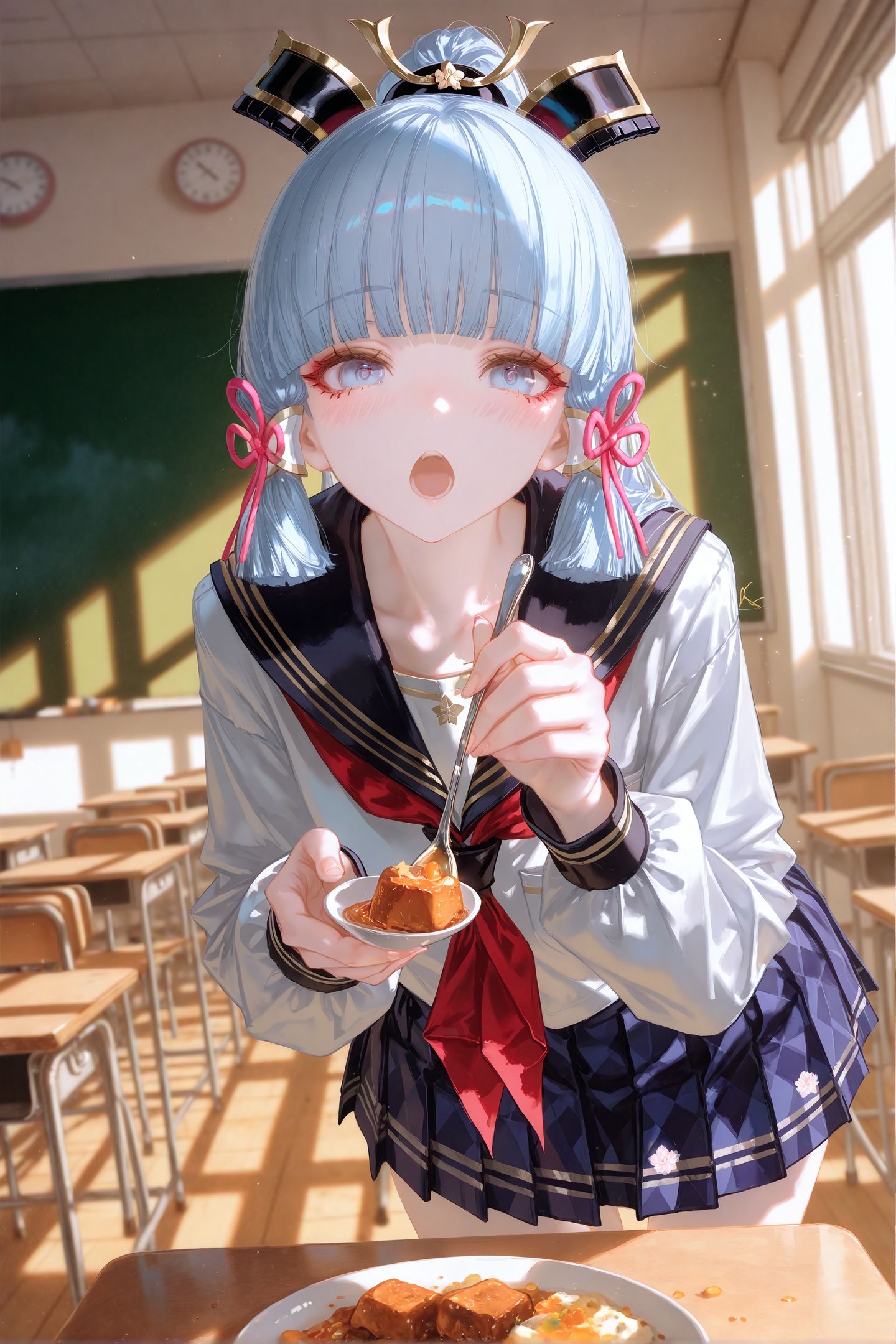 来，张嘴 原神 派蒙 纳西妲 凌华 心海