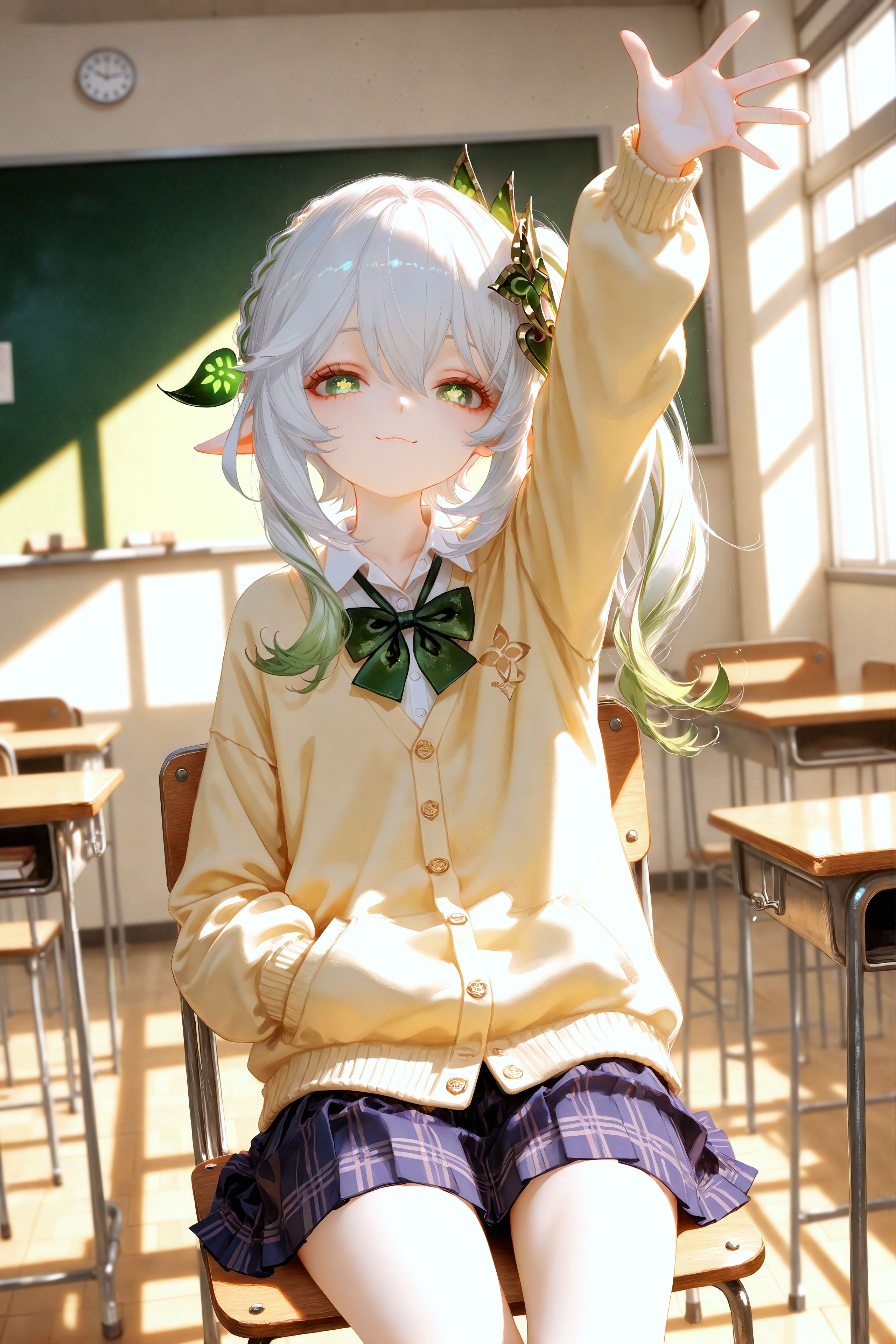 好可爱！原神 芙宁娜 纳西妲 可莉 宵宫 喵喵喵！凌华 胡桃 游戏壁纸