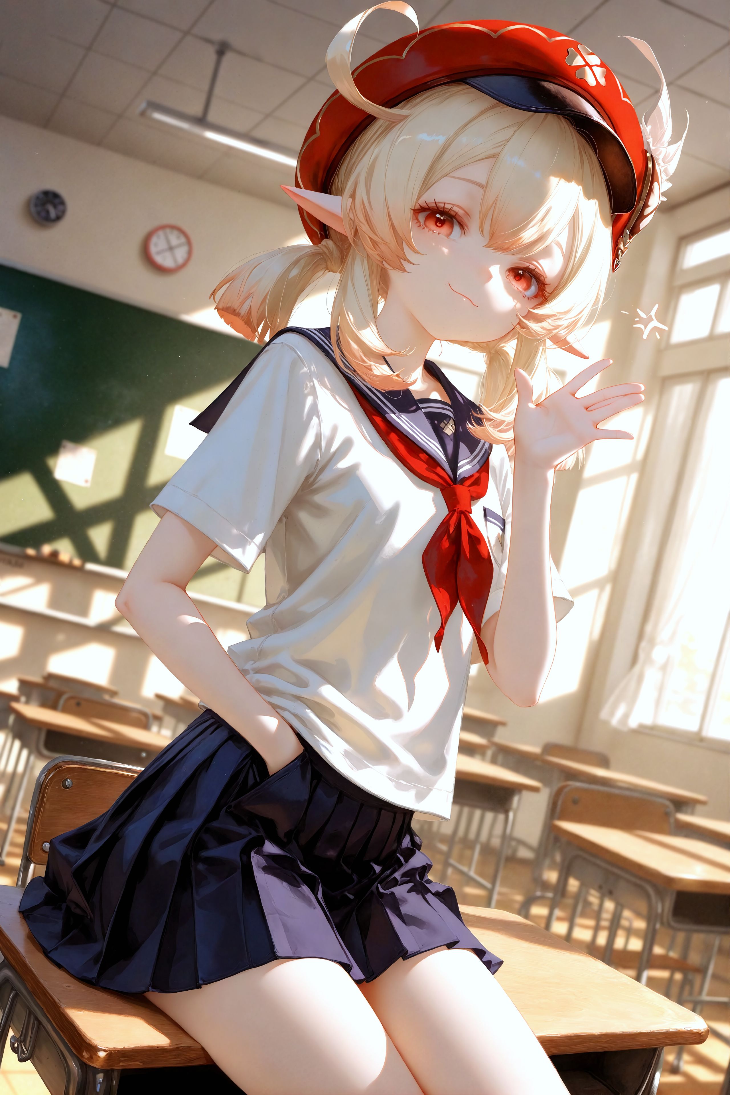 好可爱！原神 芙宁娜 纳西妲 可莉 宵宫 喵喵喵！凌华 胡桃 游戏壁纸