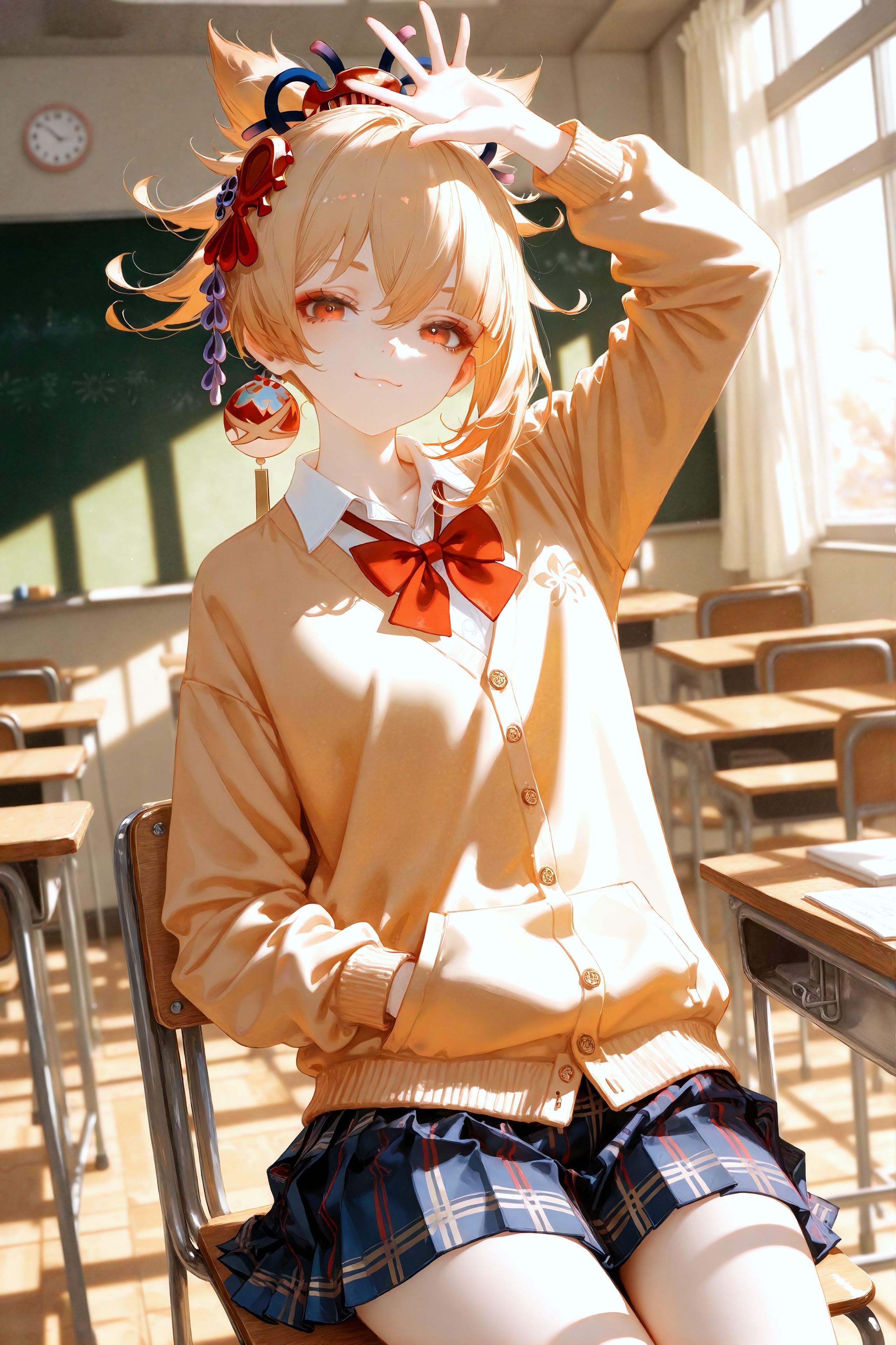 好可爱！原神 芙宁娜 纳西妲 可莉 宵宫 喵喵喵！凌华 胡桃 游戏壁纸