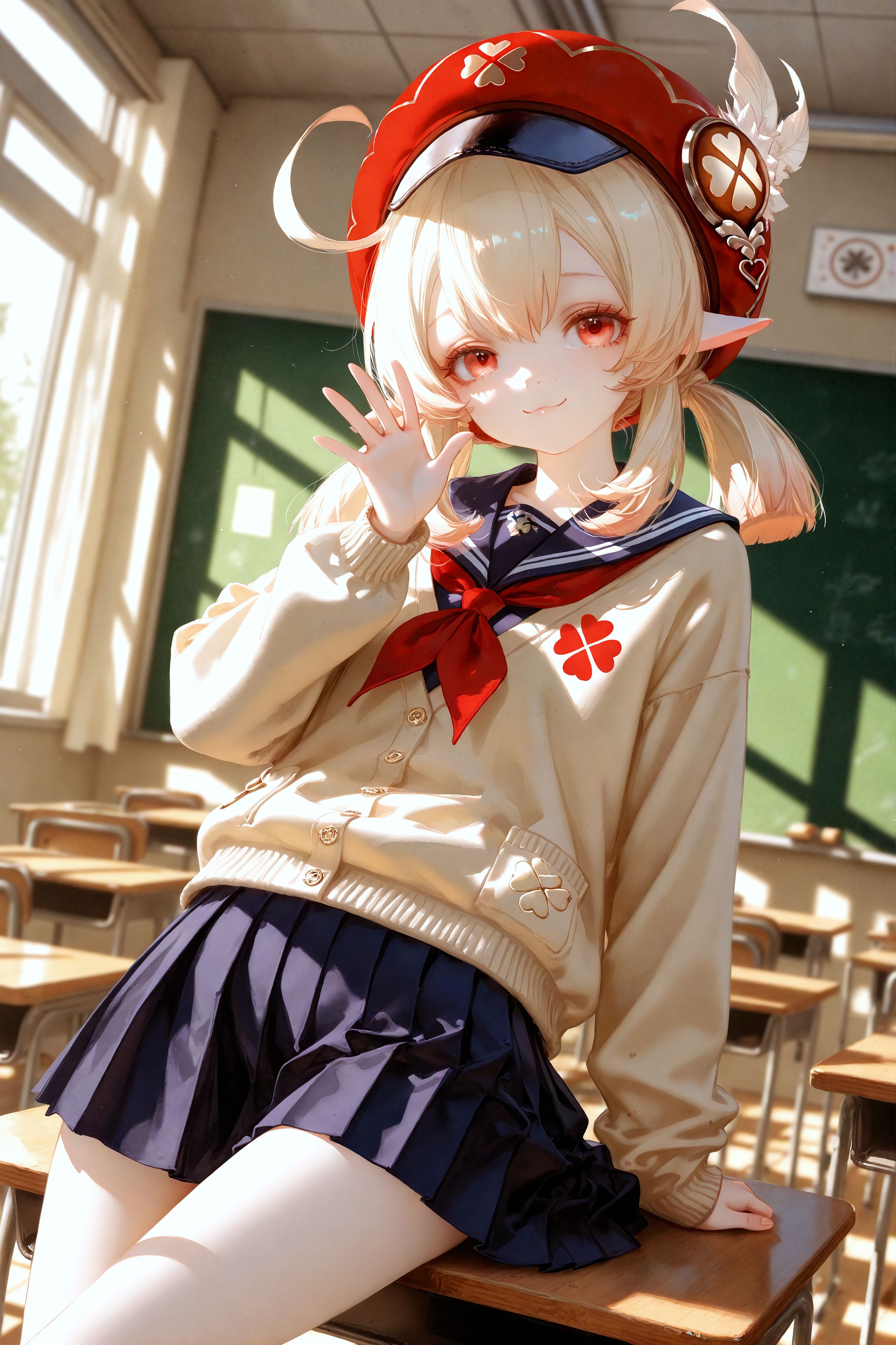 好可爱！原神 芙宁娜 纳西妲 可莉 宵宫 喵喵喵！凌华 胡桃 游戏壁纸