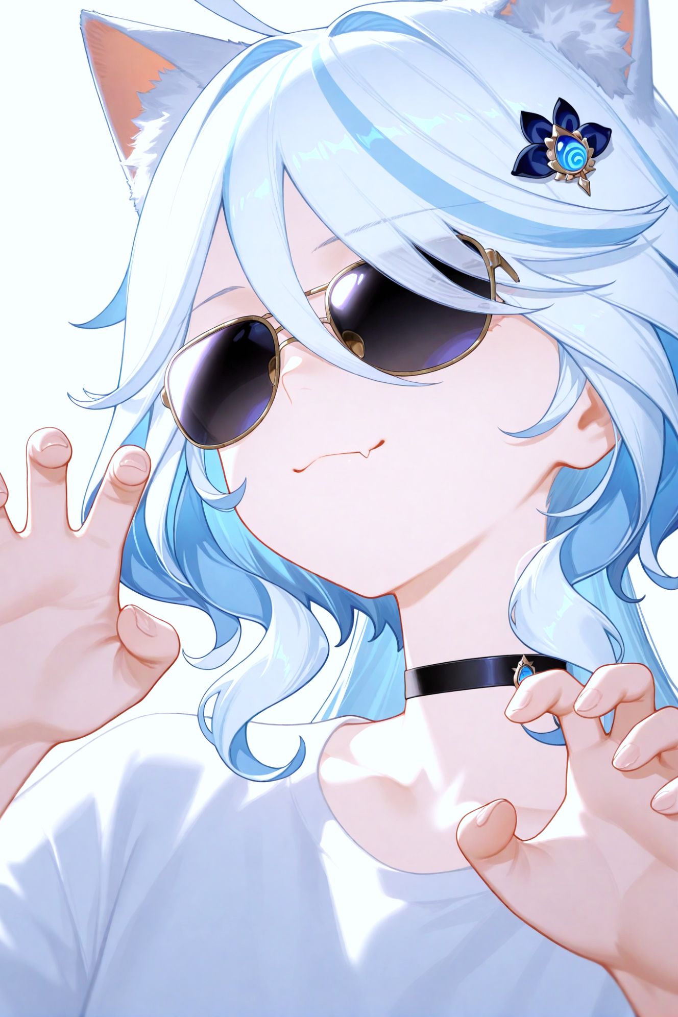 好可爱！原神 芙宁娜 纳西妲 可莉 宵宫 喵喵喵！凌华 胡桃 游戏壁纸