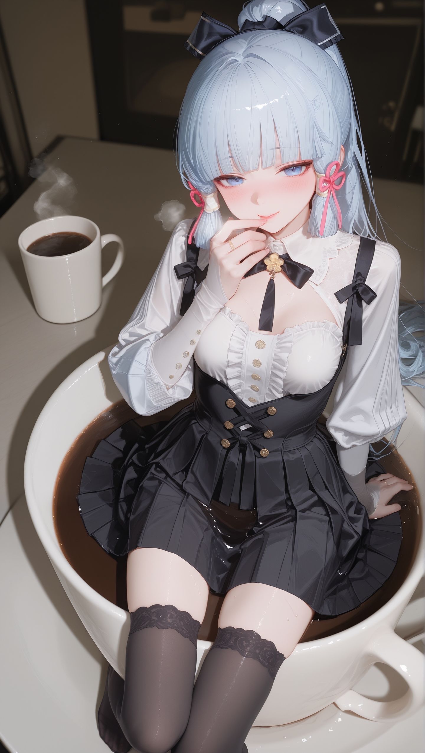 原神壁纸 绫华 二次元少女 二次元壁纸-皮皮兔动漫