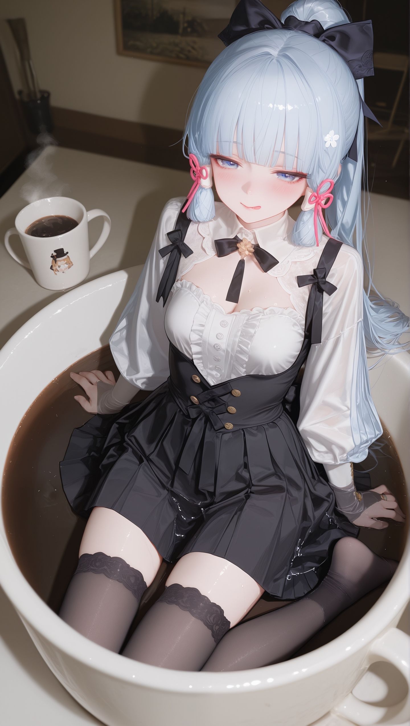 原神壁纸 绫华 二次元少女 二次元壁纸