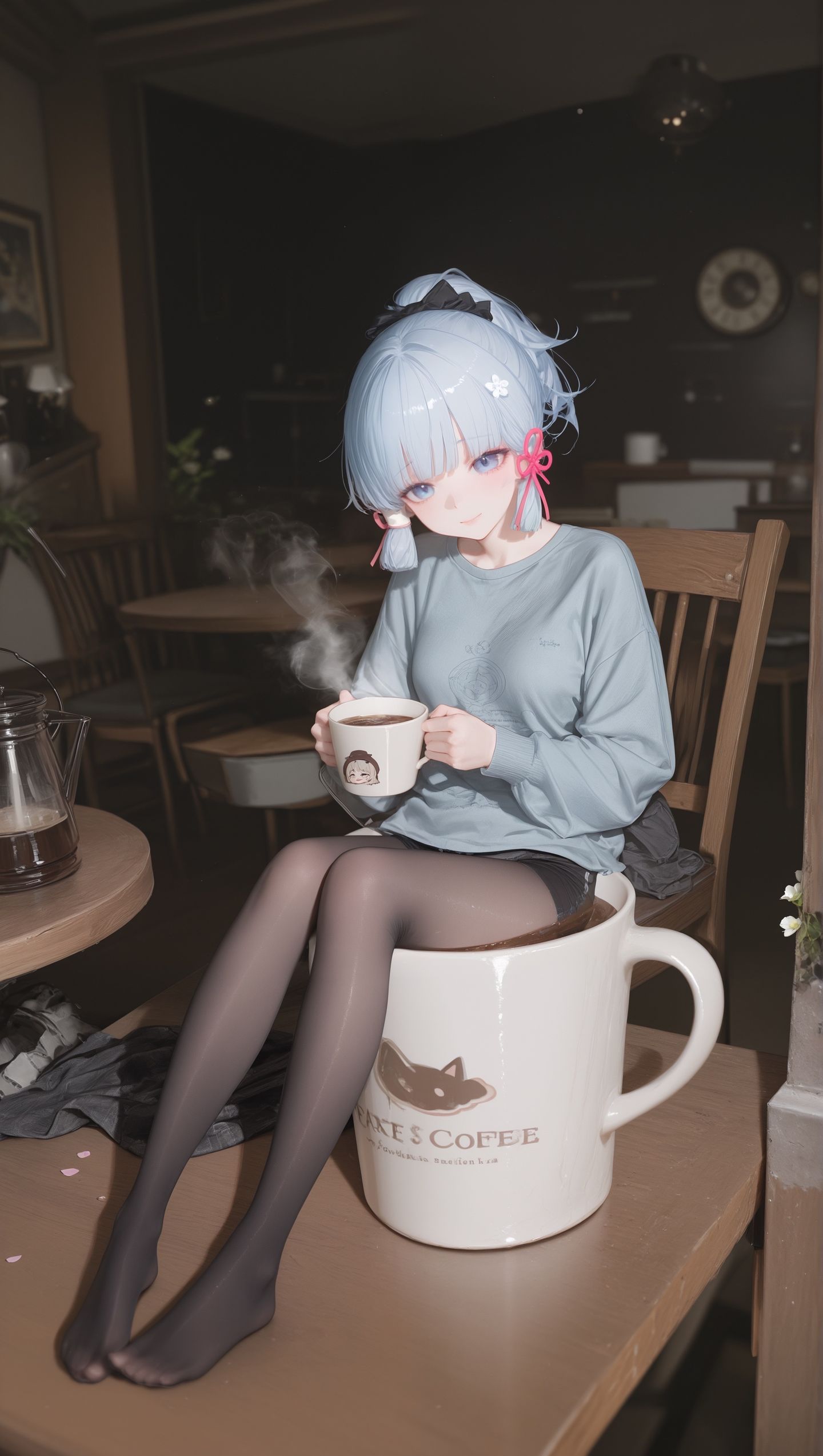 原神壁纸 绫华 二次元少女 二次元壁纸