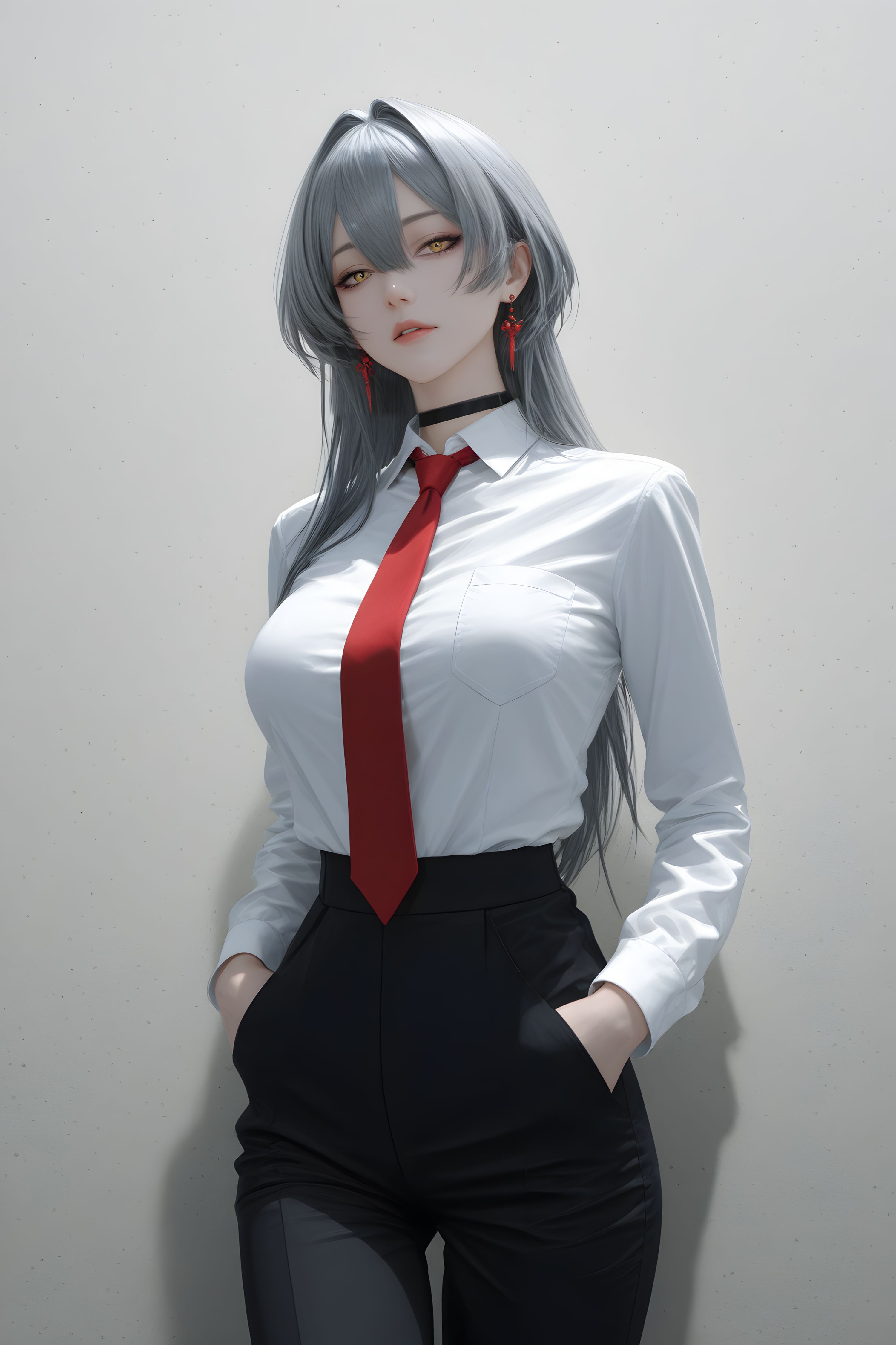 鸣潮手游 二创 二次元 游戏COS 大长腿美女