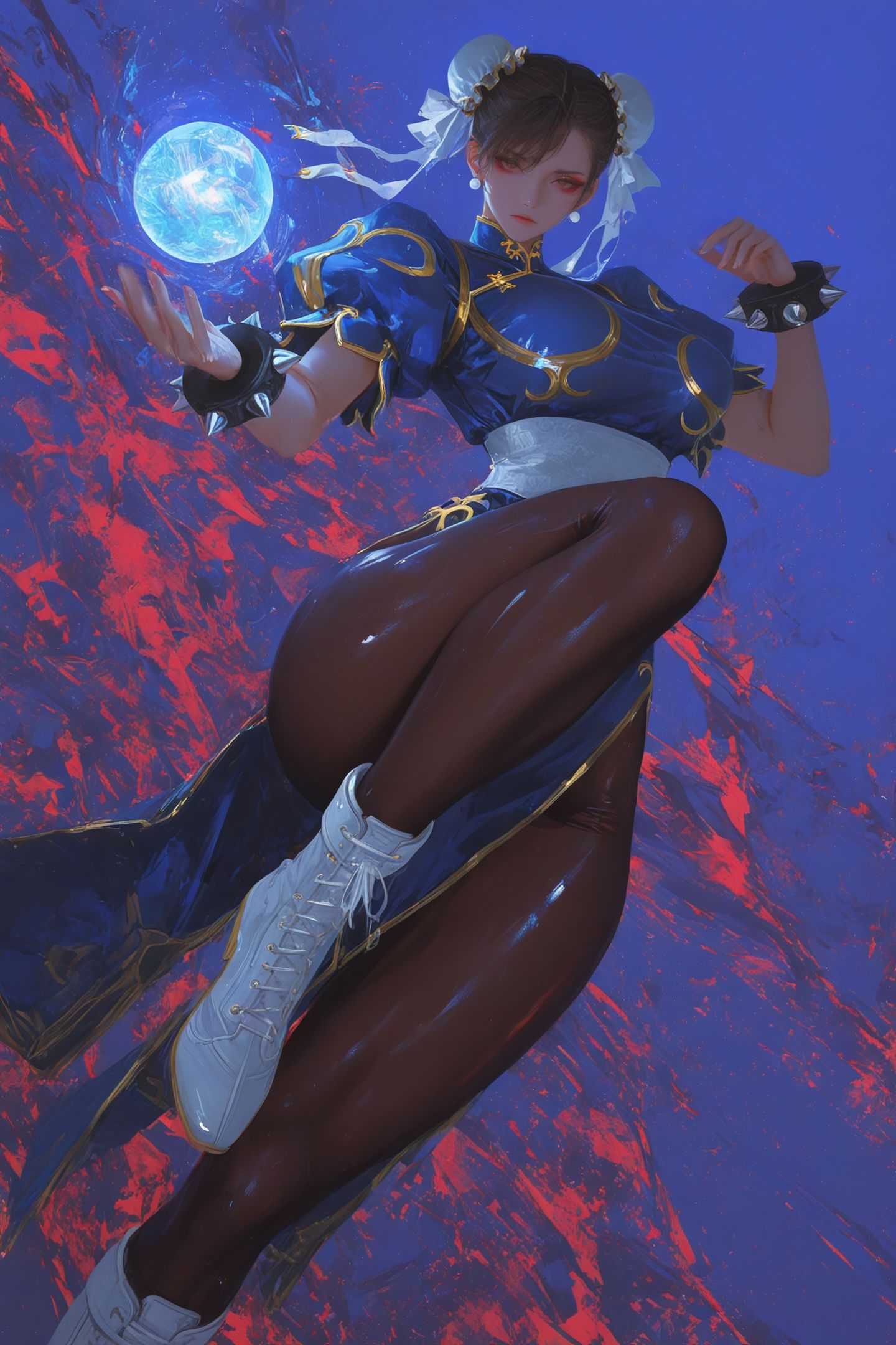 精彩美图 春丽 二次元 街霸 游戏人物