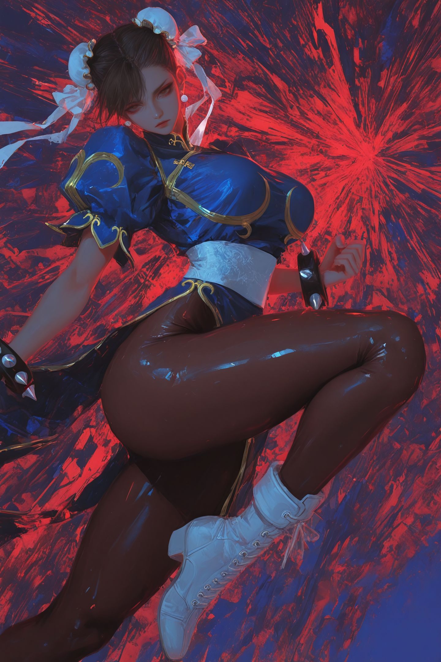 精彩美图 春丽 二次元 街霸 游戏人物