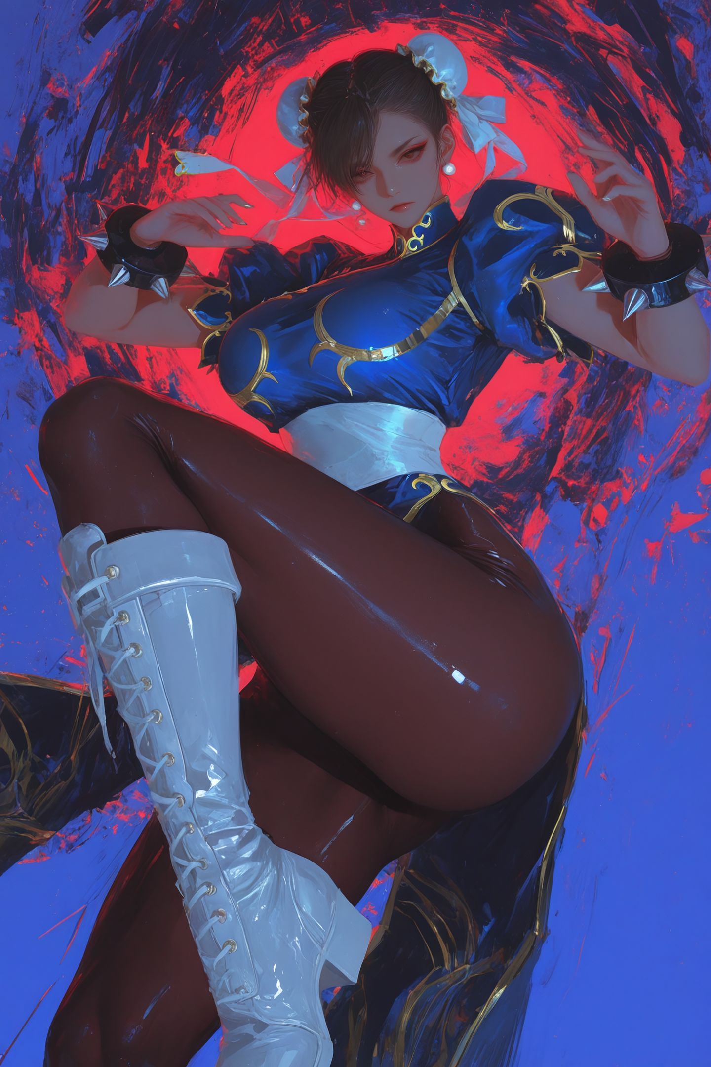 精彩美图 春丽 二次元 街霸 游戏人物