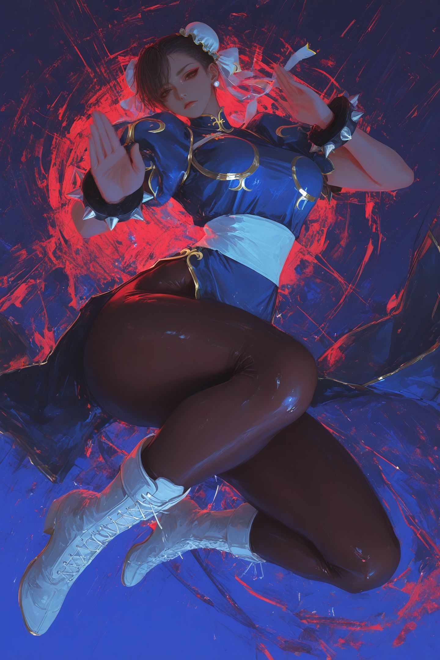 精彩美图 春丽 二次元 街霸 游戏人物