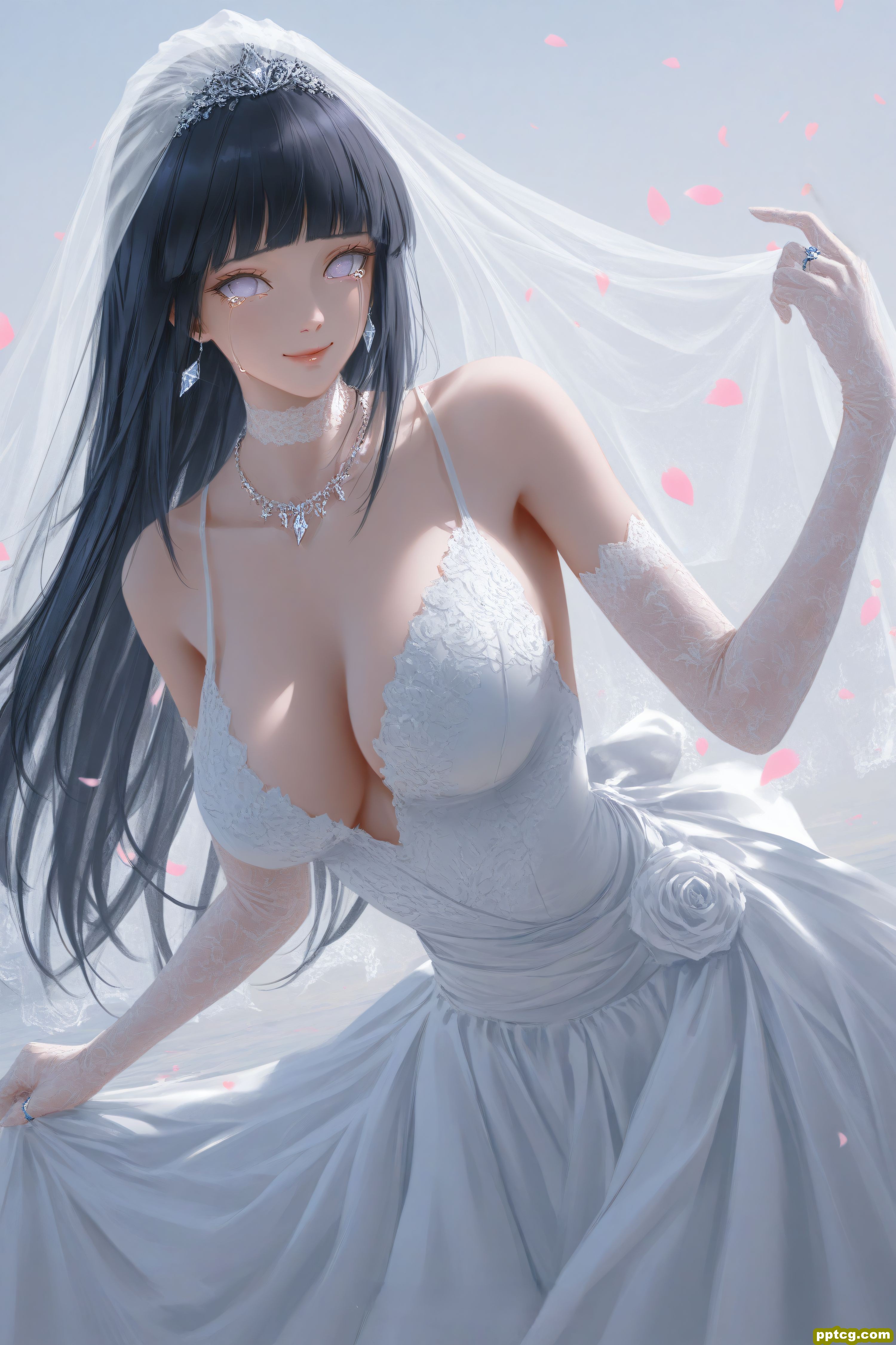 雏田 婚纱系列 火影忍者 二次元动漫美图-皮皮兔动漫