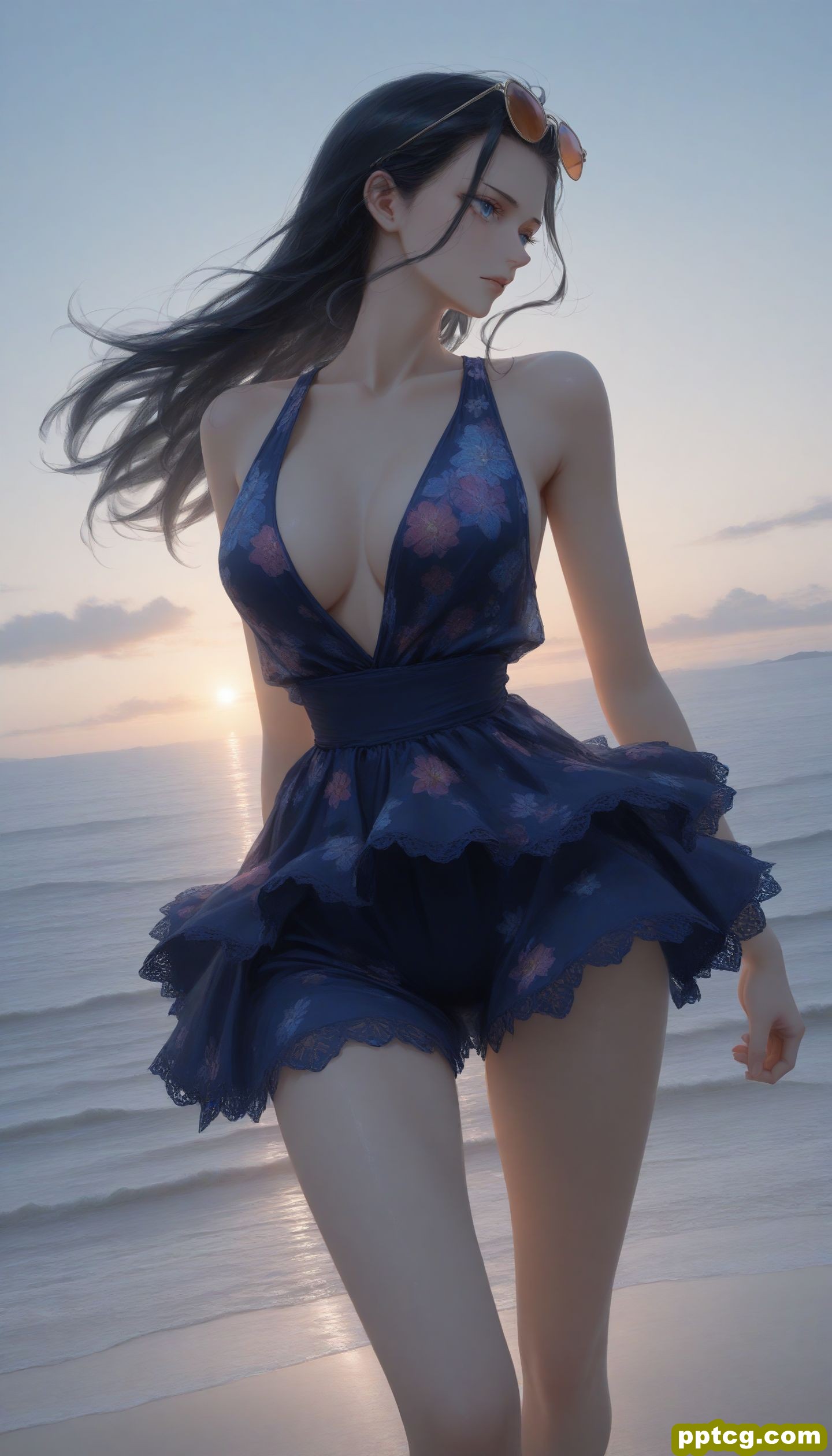 妮可罗宾唯美风 海贼王日漫